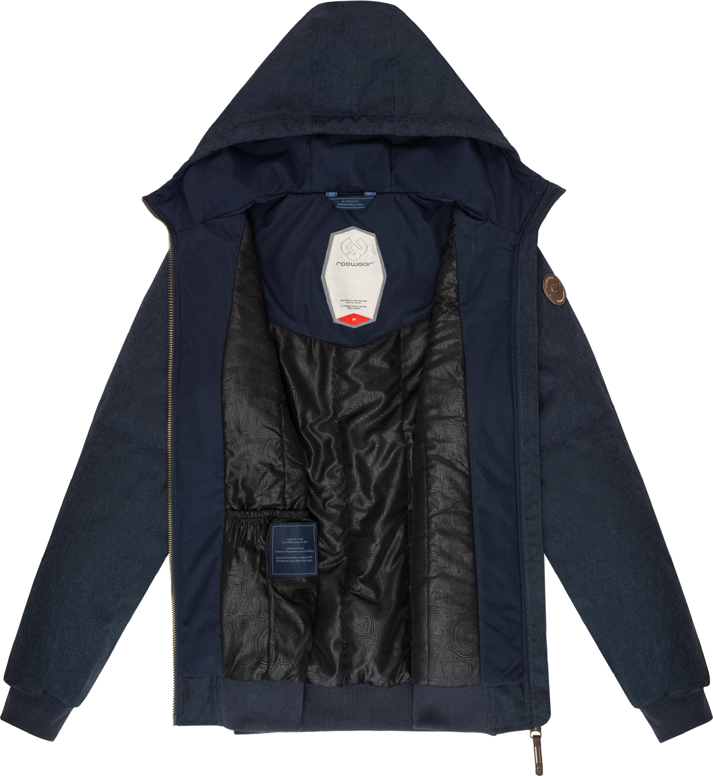 Ragwear Winterjacke »Winterjacke Stewie« mit Kapuze wasserdichte Herren Outdoorjacke mit großer Kapuze