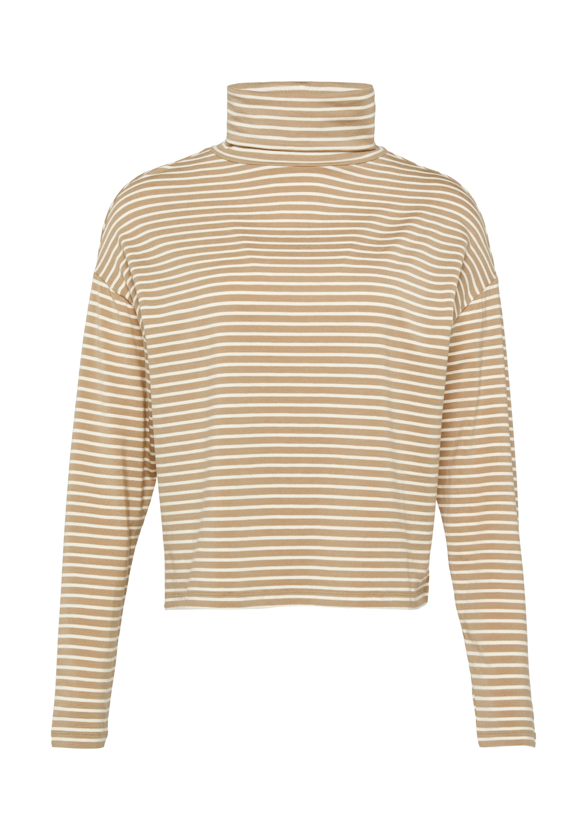 s.Oliver Rollkragenpullover, mit Streifenmuster