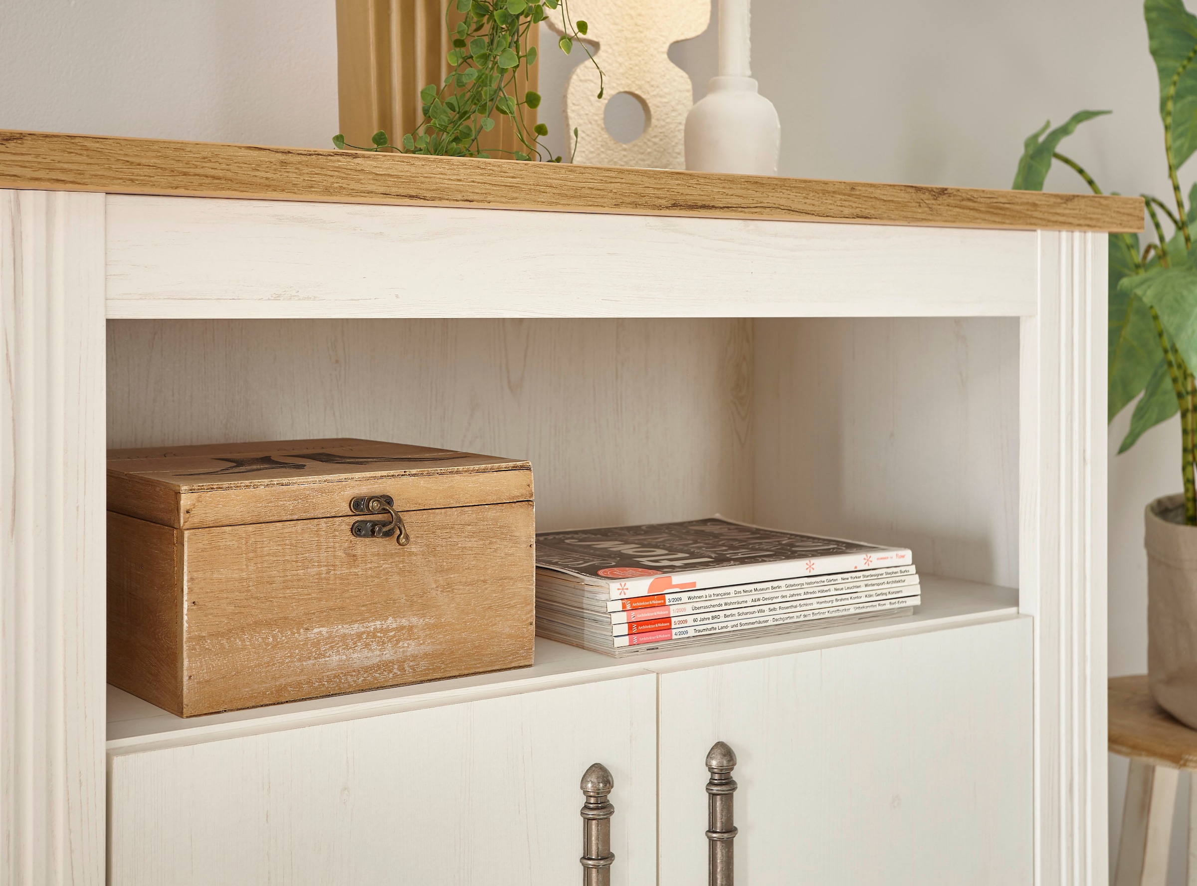 Home affaire Kommode »WESTMINSTER BESTSELLER!«, (Breite ca. 92 cm), im romantischen Landhausstil