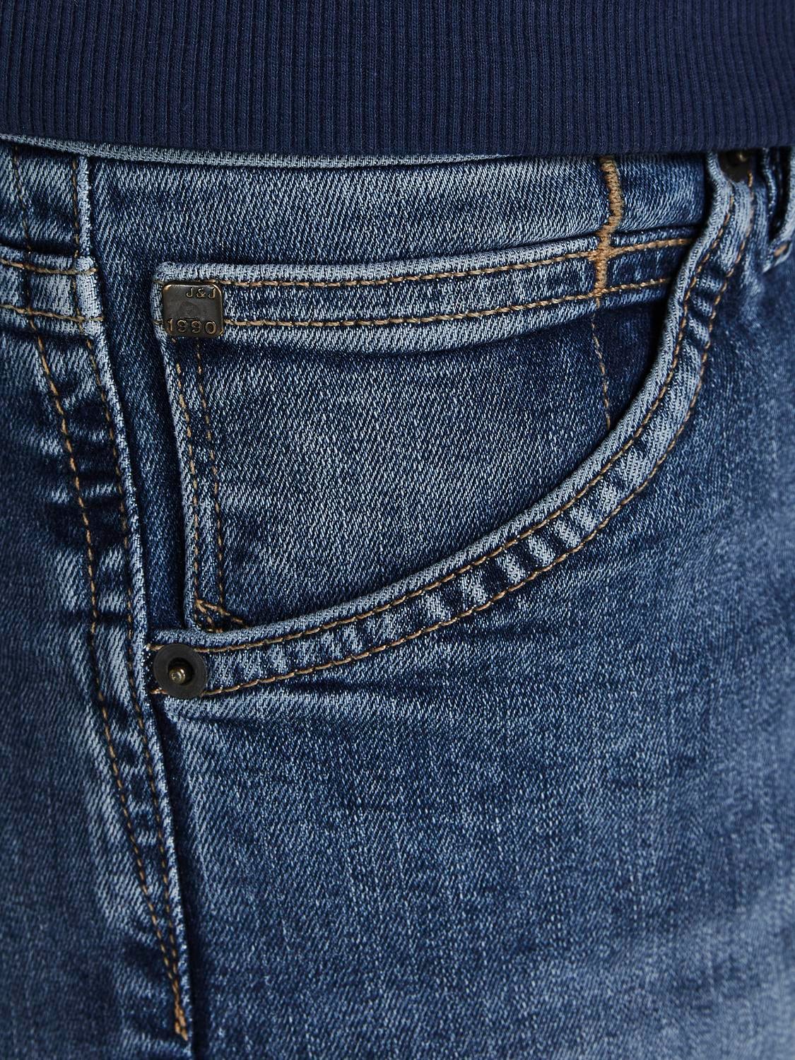 Jack & Jones Slim-fit-Jeans »JJIGLENN – Slim-Fit-Jeans mit niedriger Leibhöhe« Used, modisch, slim fit, Denim/Jeans