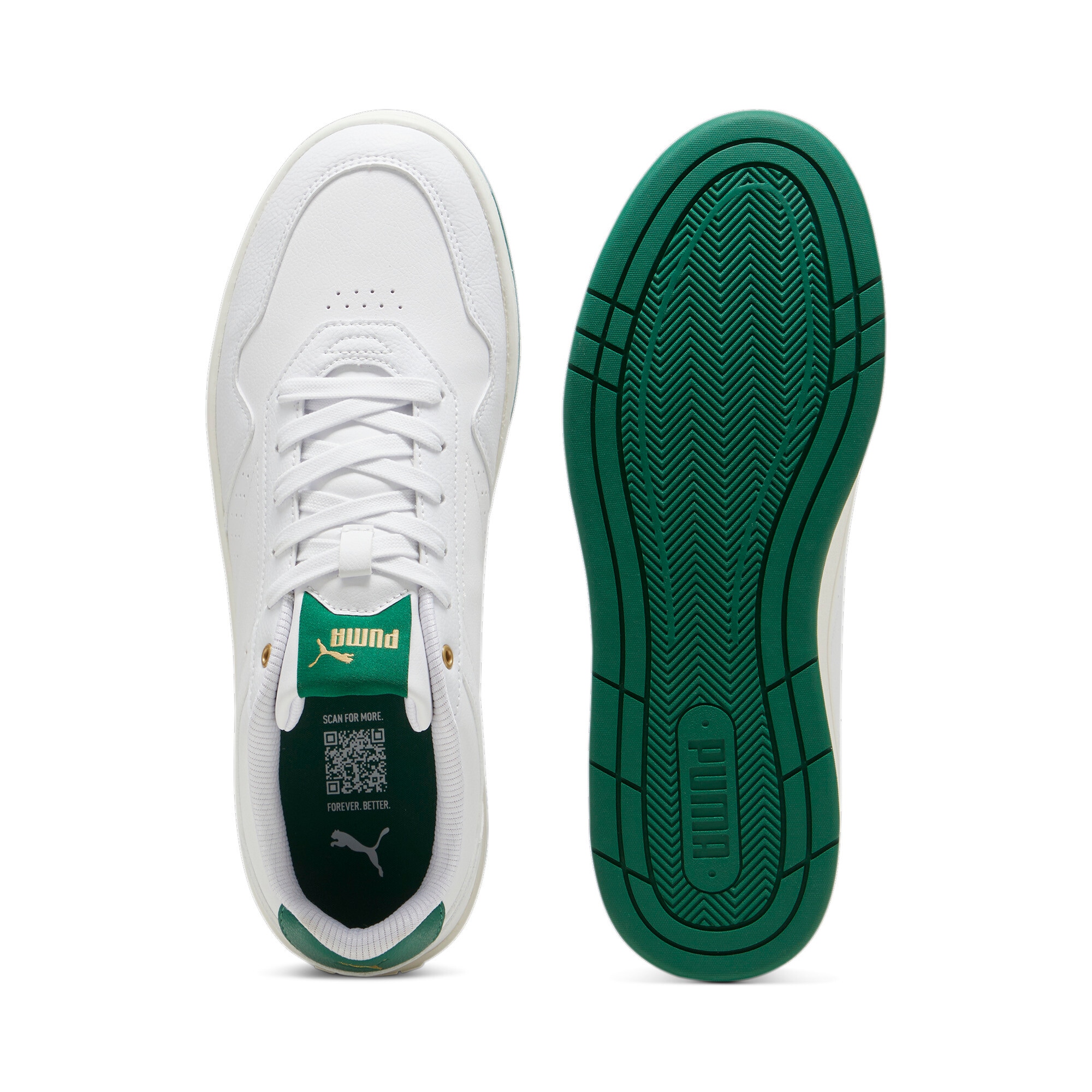 PUMA Sneaker »COURT CLASSIC«  für sportliche Einsätze, mit Gummi-Laufsohle, mit Schnürverschluss