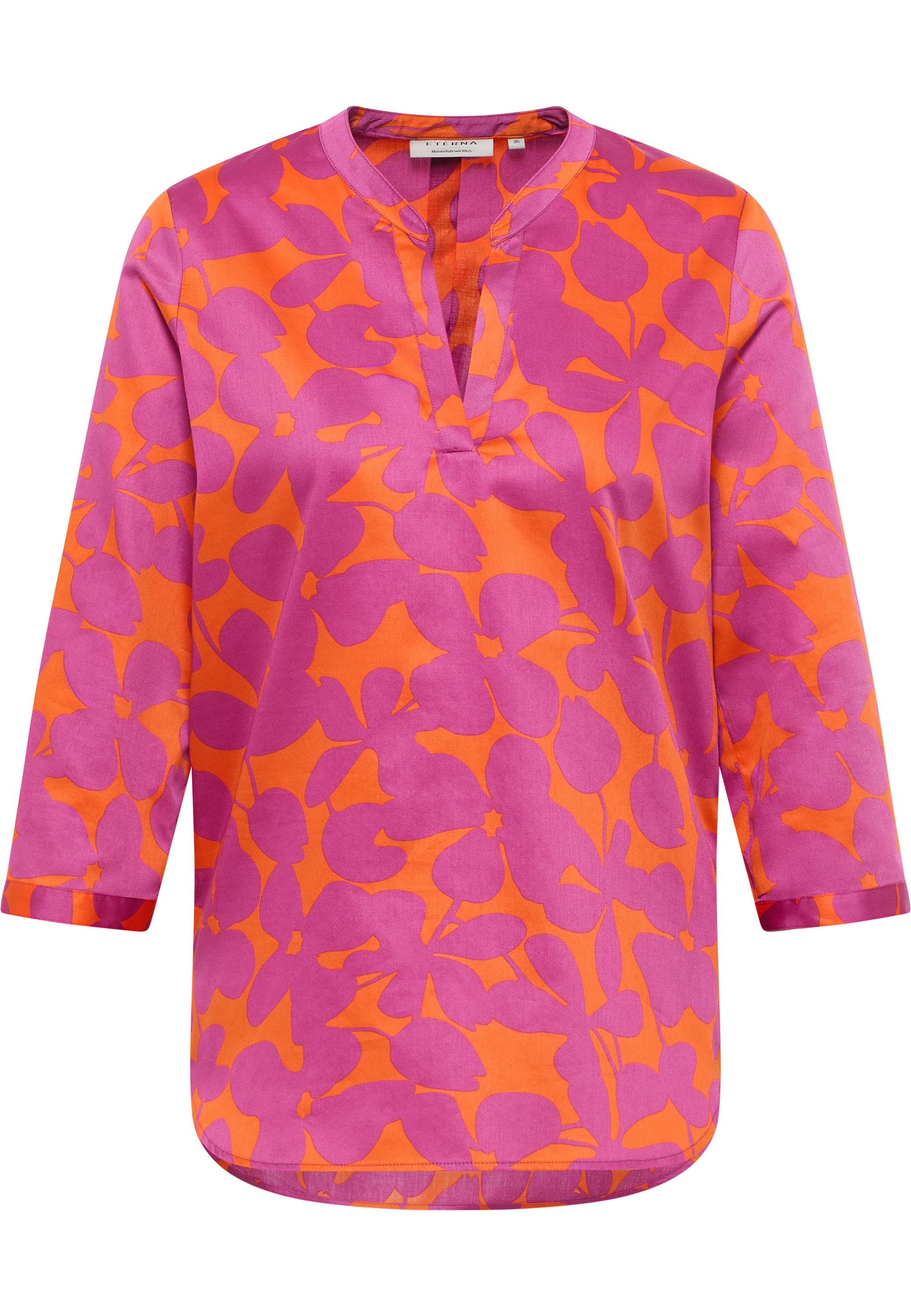 Eterna Longbluse »LOOSE FIT« EASY IRON (bügelleicht)