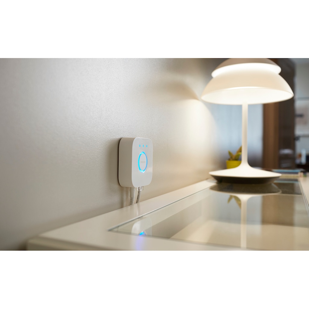 Philips Hue Smarte LED-Leuchte »White & Col. Amb. E27 2er Starter Set inkl. DimmerSwitch 2x1100«