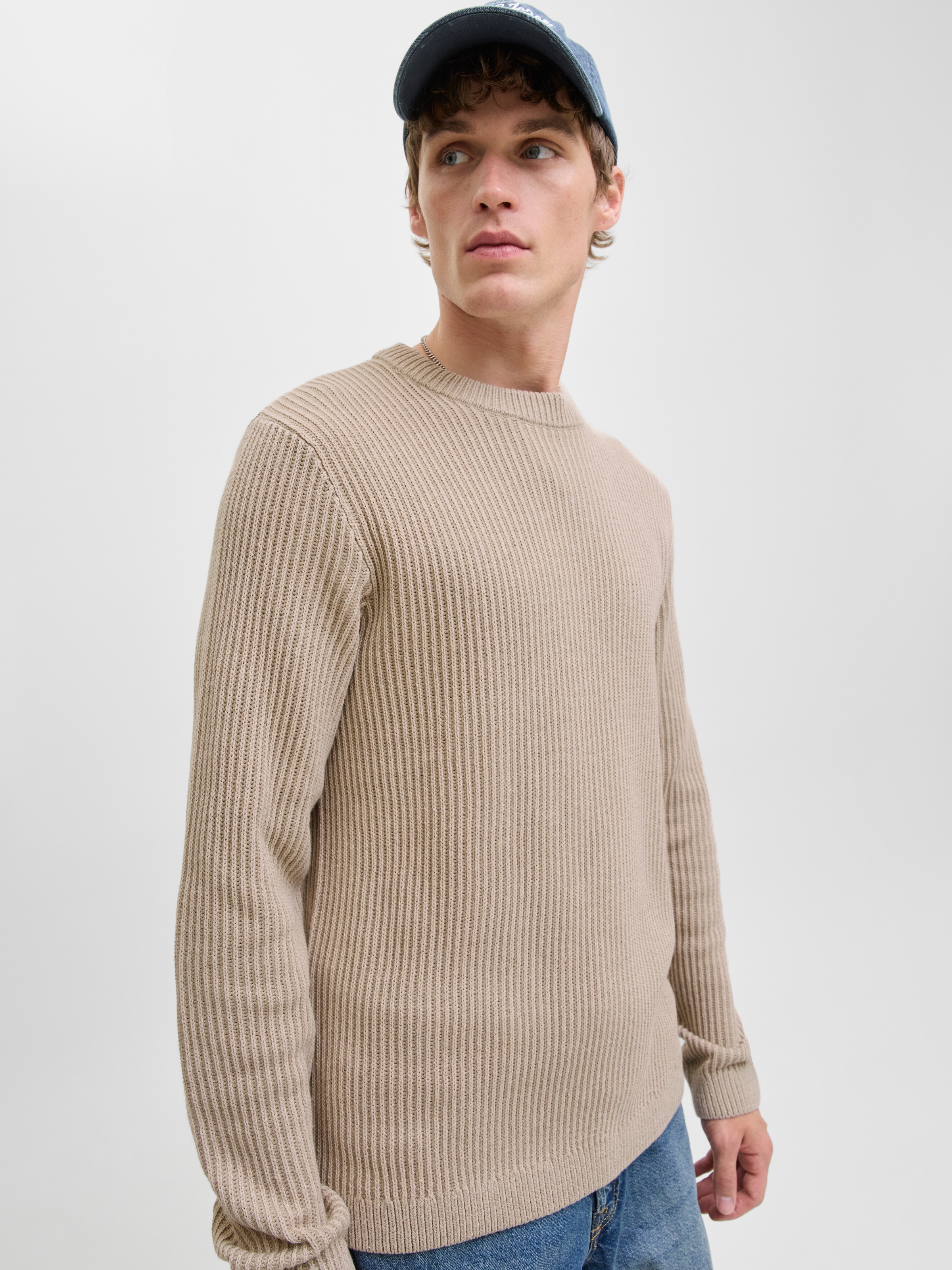 Jack & Jones Strickpullover »JJEDOVER KNIT CREW NECK SN«