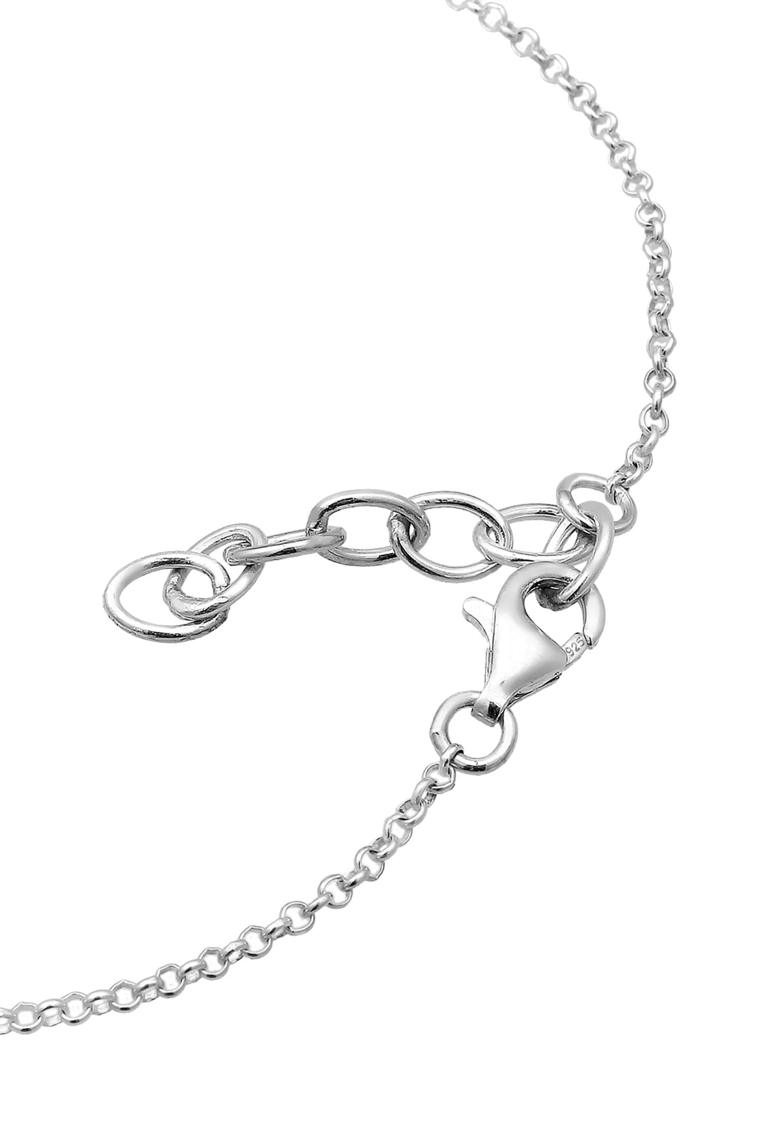 Elli Fußkette »Fußschmuck Kugel Strand Meer Kristalle 925 Silber«