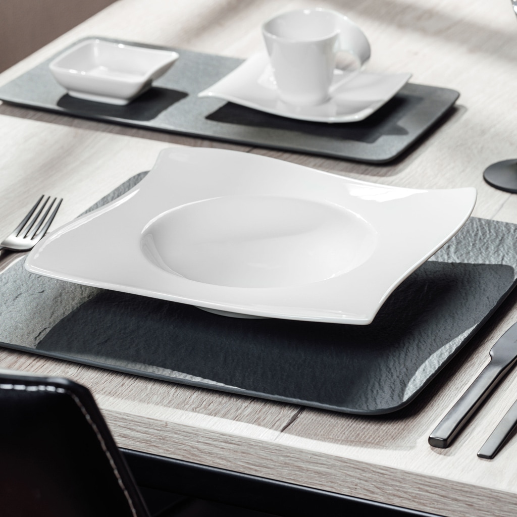 Villeroy & Boch Pastateller »Pastateller NewWave 28 x 28 cm 4er Set weiß«