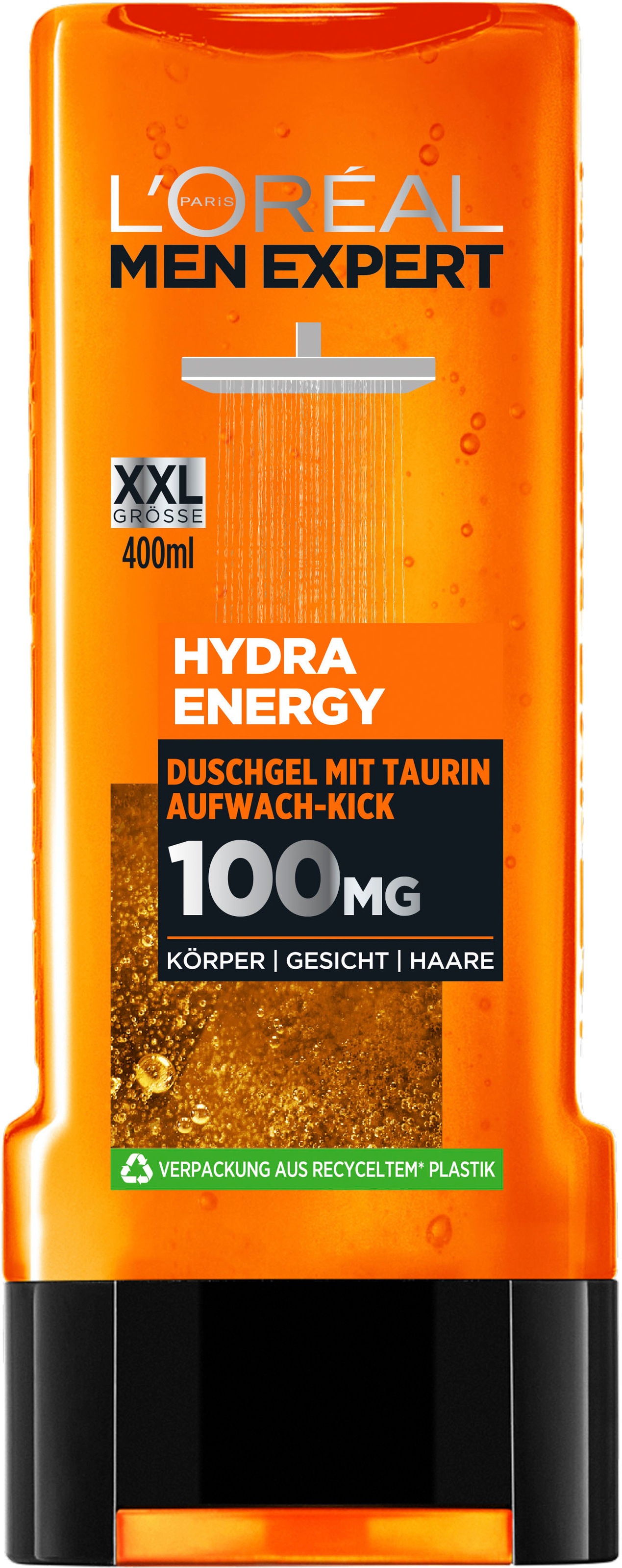 L'ORÉAL PARIS MEN EXPERT Duschgel »Hydra Energy Aufwach-Kick«, (Packung, 6 tlg.)