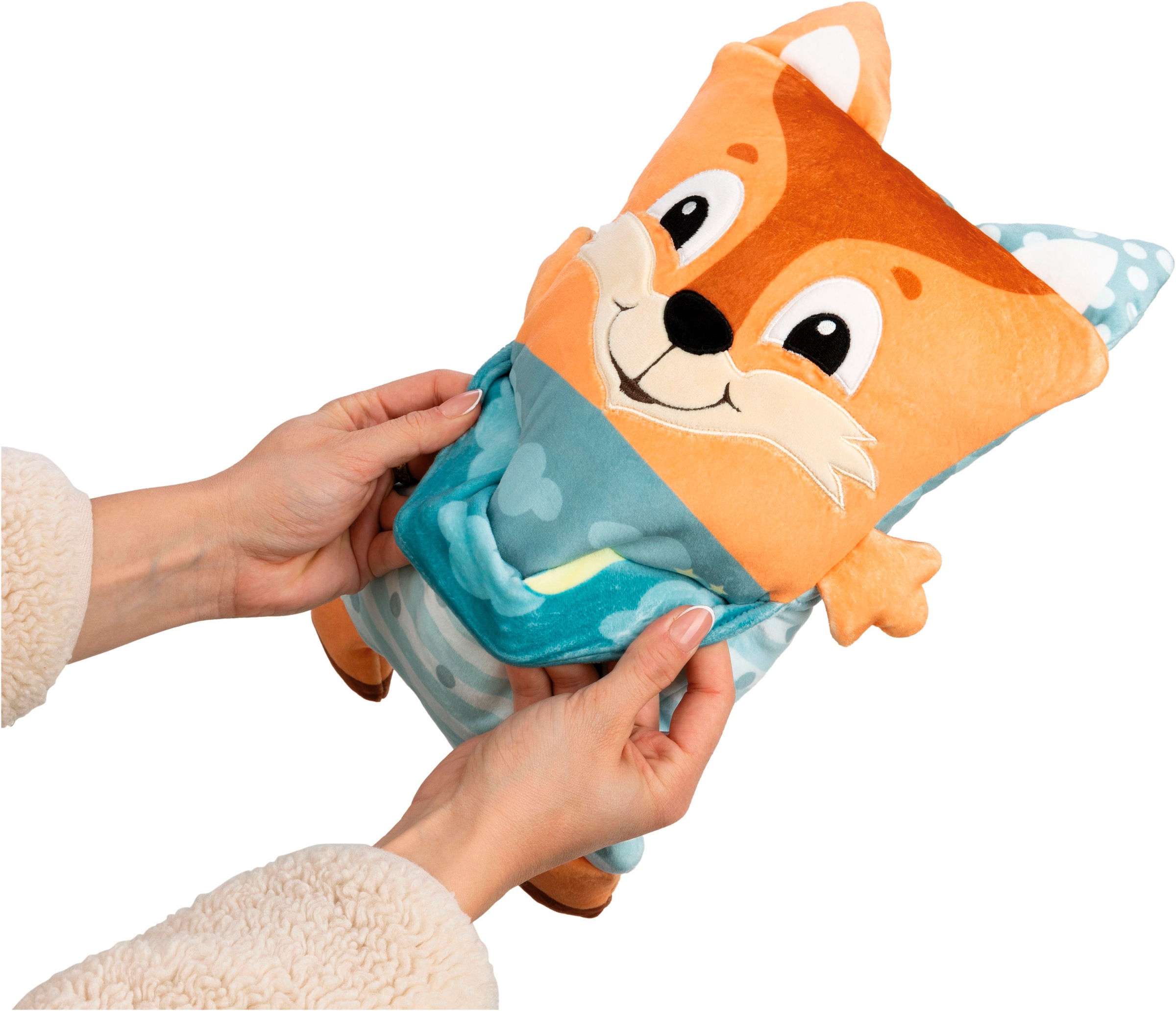 Nici Kuscheltier »Cosidoos, Fuchs mit Wendefunktion 30x20 cm«