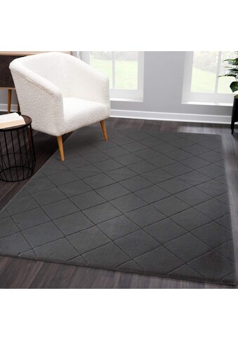 Carpet City Hochflor-Teppich »Moment«, rechteckig, 31 mm Höhe, besonders weich, Uni... kaufen