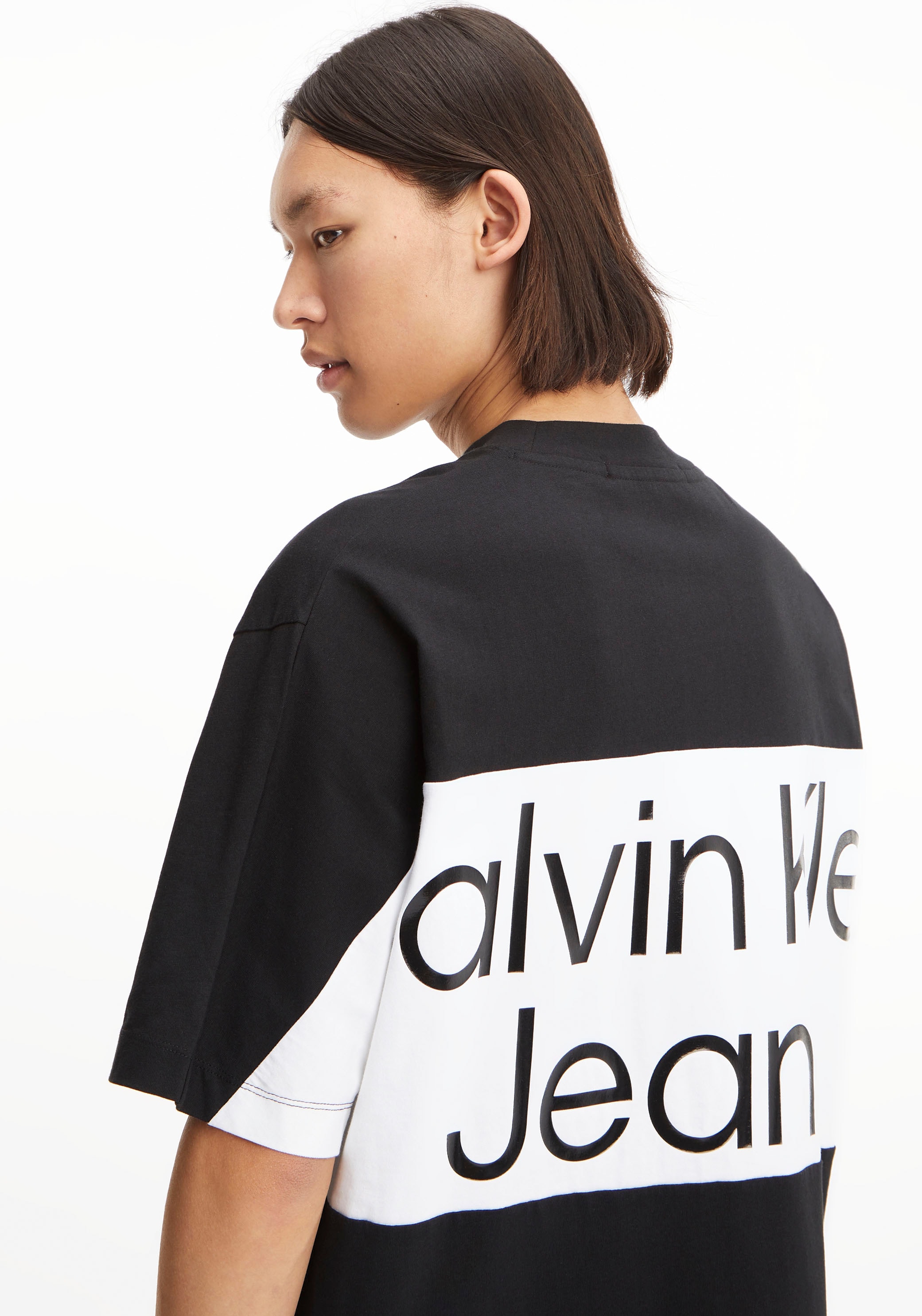 Calvin Klein Jeans T-Shirt »BOLD LOGO COLORBLOCK TEE«, mit  Rundhalsausschnitt bei ♕