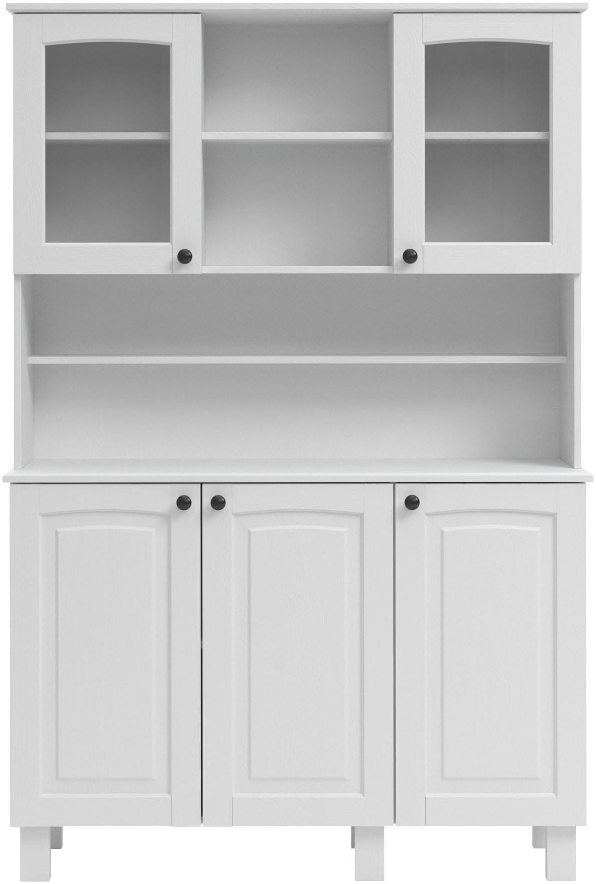 KOCHSTATION Küchenbuffet »KS-Osby«, (1 St.), Kiefer massiv, Breite 120 cm, 5 Türen