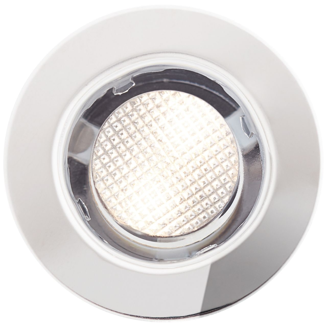 Brilliant LED Einbauleuchte »Cosa 30«, 10 flammig-flammig, Ø 3 cm, 35 lm,  warmweiß, Metall/Glas, edelstahl online kaufen | mit 3 Jahren XXL Garantie