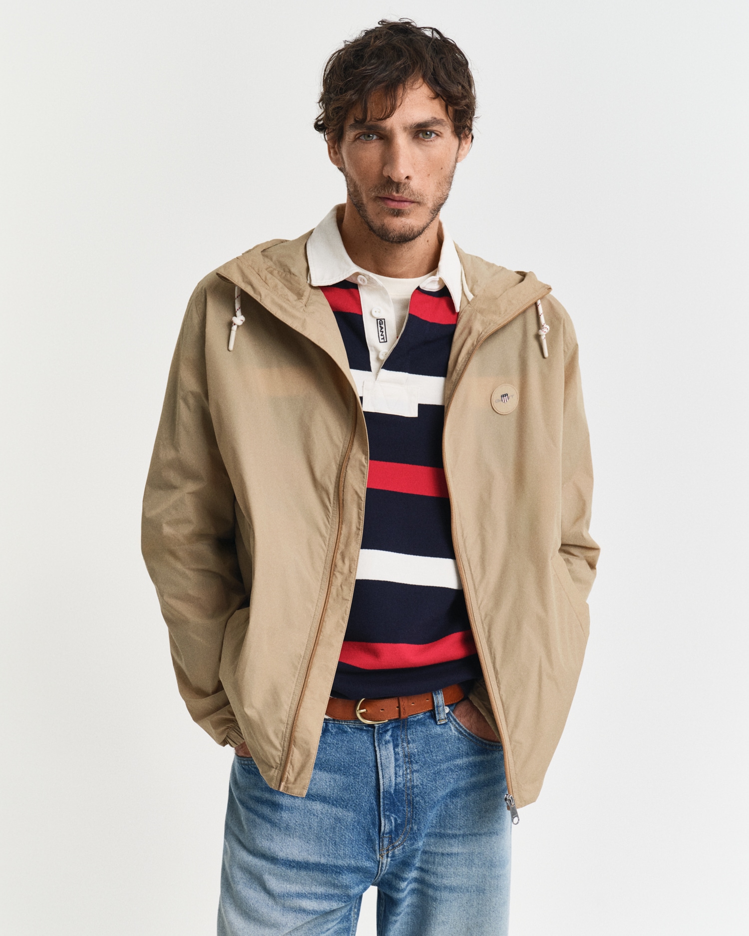 Gant Blouson »LIGHTWEIGHT PACKABLE WINDBREAKER«, mit Kapuze