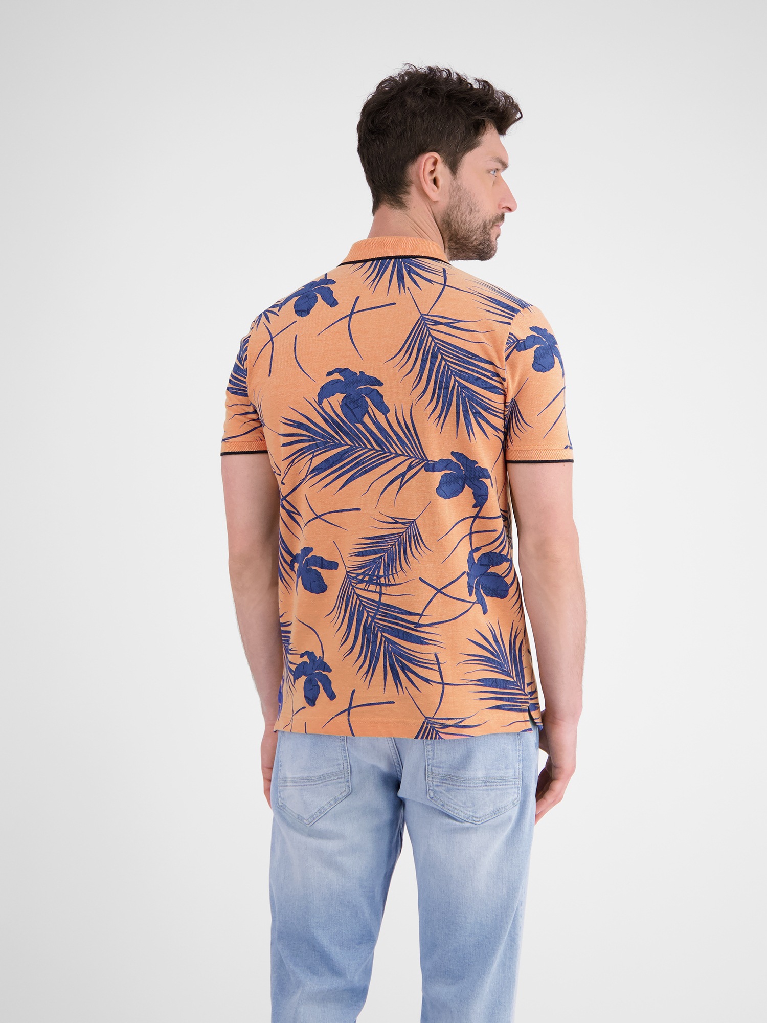 LERROS Poloshirt »LERROS Modisches Poloshirt, sommerlich gemustert«