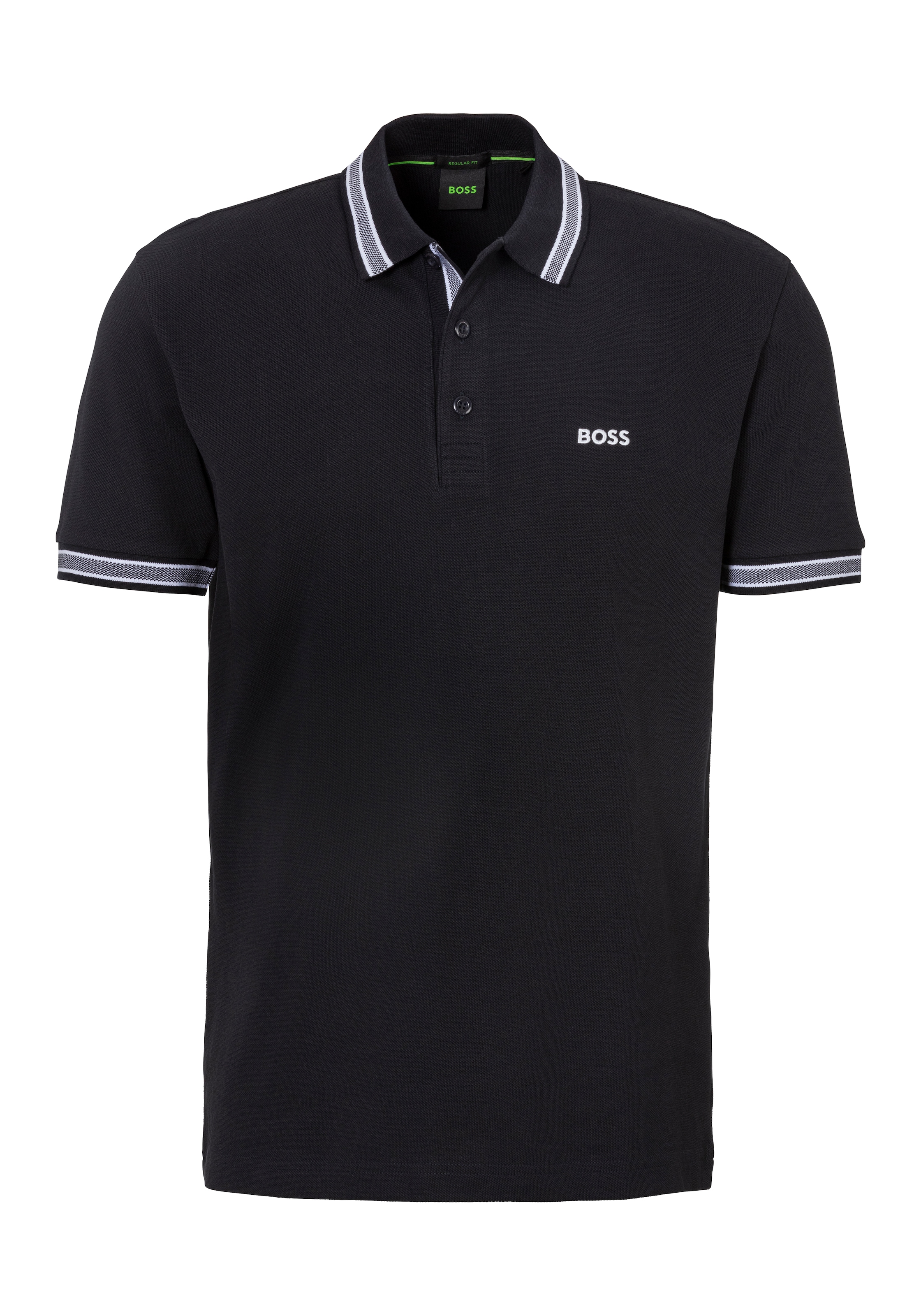 BOSS GREEN Poloshirt »Paddy«, mit kontrastfarbenen Streifen am Kragen