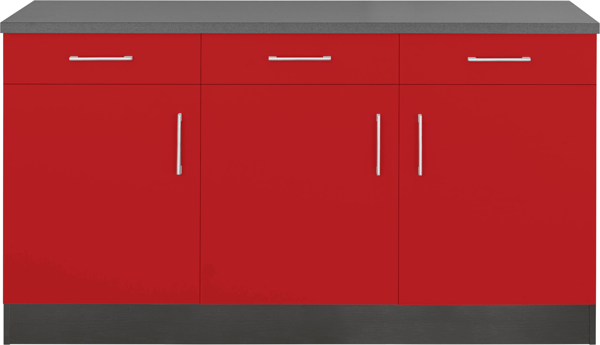 KOCHSTATION Unterschrank »KS-Paris« mit 3 Schubkästen und 3 Türen, für viel Stauraum