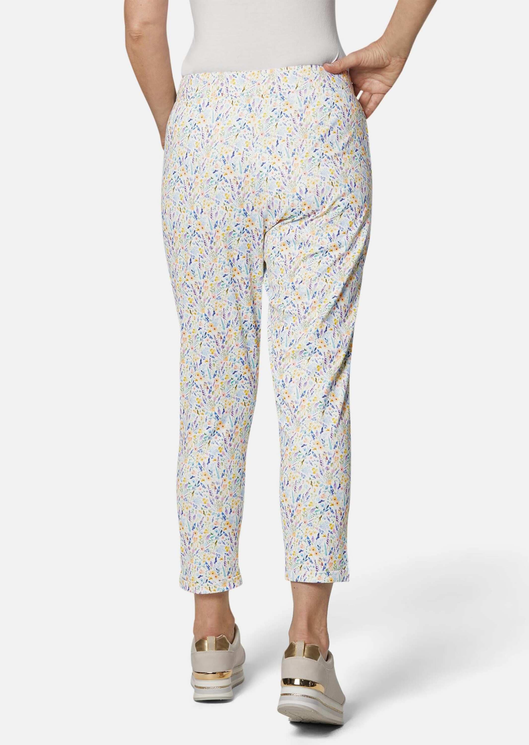 GOLDNER Chinos »Druckhose Attraktive Druckhose mit weichem Fall«