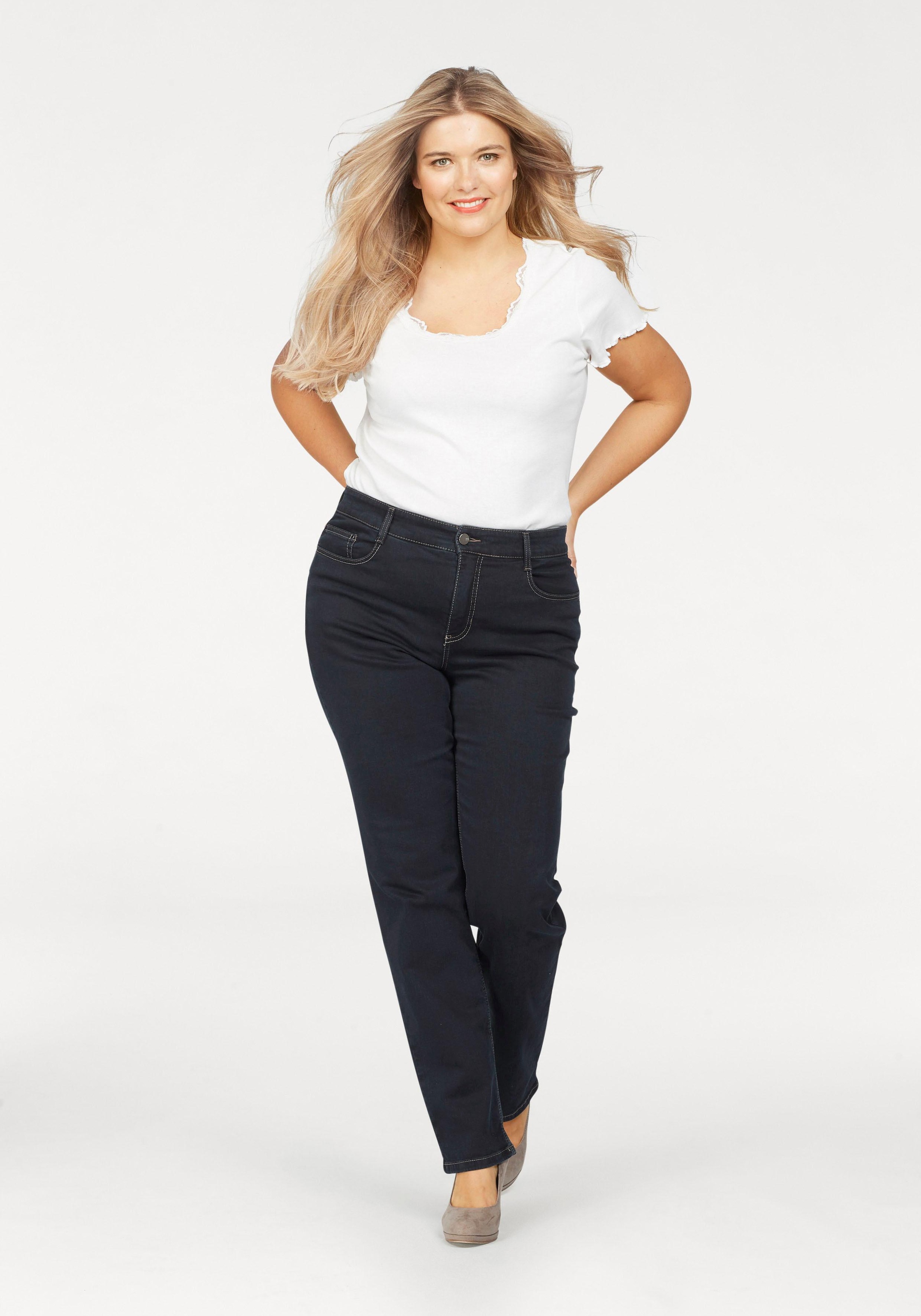MAC Bequeme Jeans »Stella«, Gerader Beinverlauf