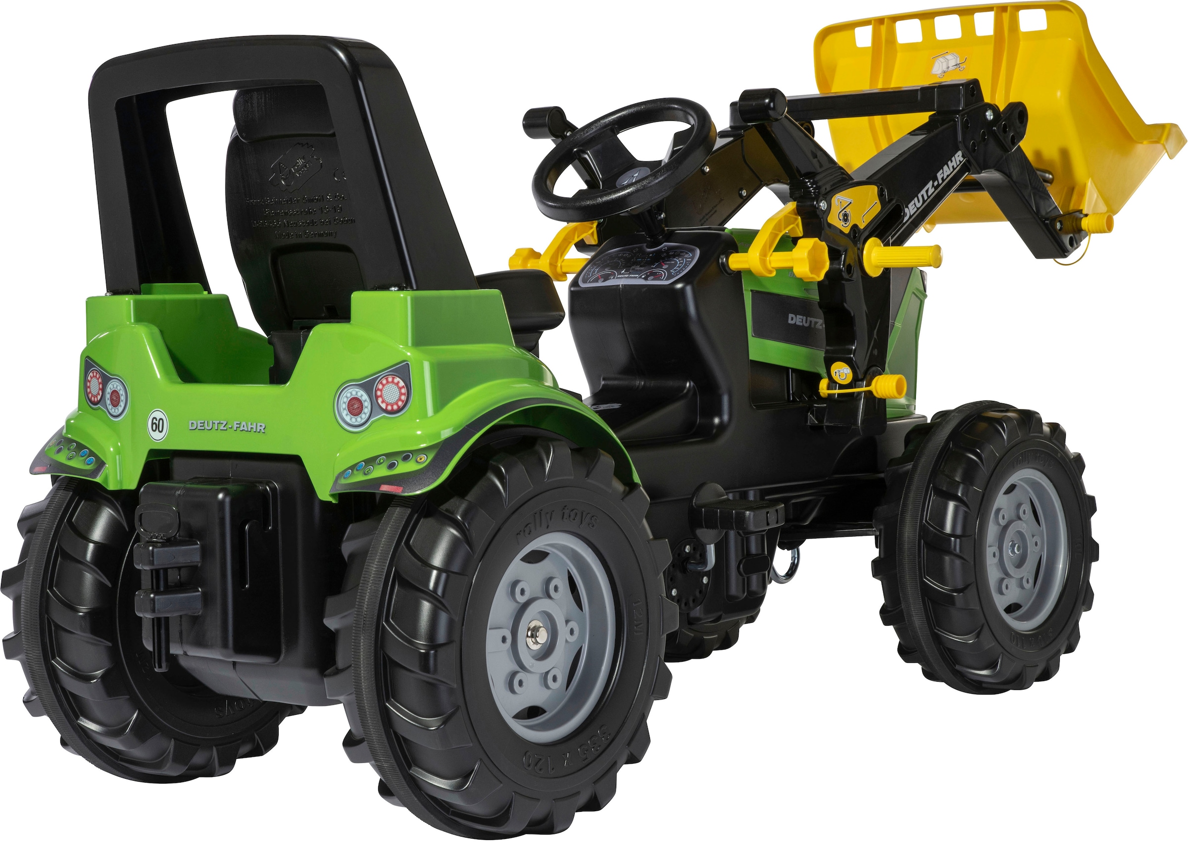 rolly toys® Trettraktor »rollyFarmtrac Premium II Deutz 8280 TTV«, mit Frontlader, BxTxH: 150x54x75 cm