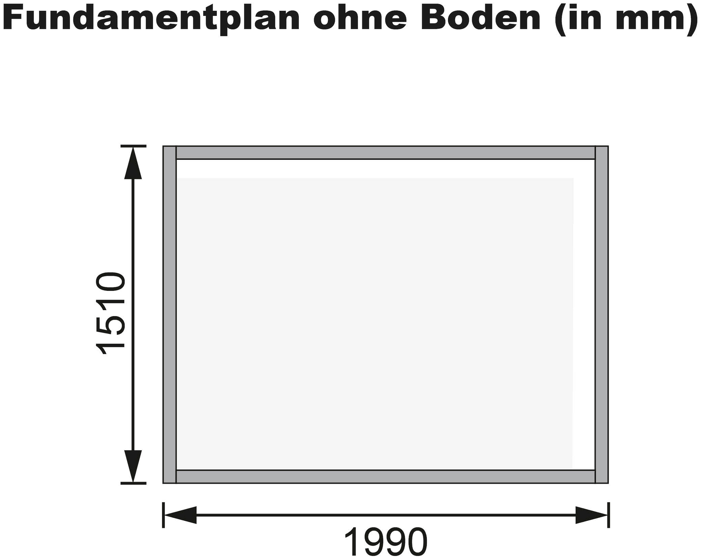 Karibu Gartenhaus »Falkensee 2«