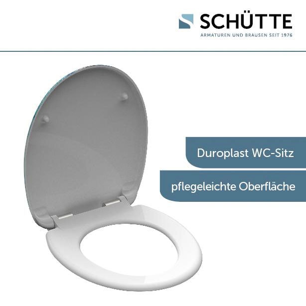 Schütte WC-Sitz »Sailing«, Duroplast, mit Absenkautomatik