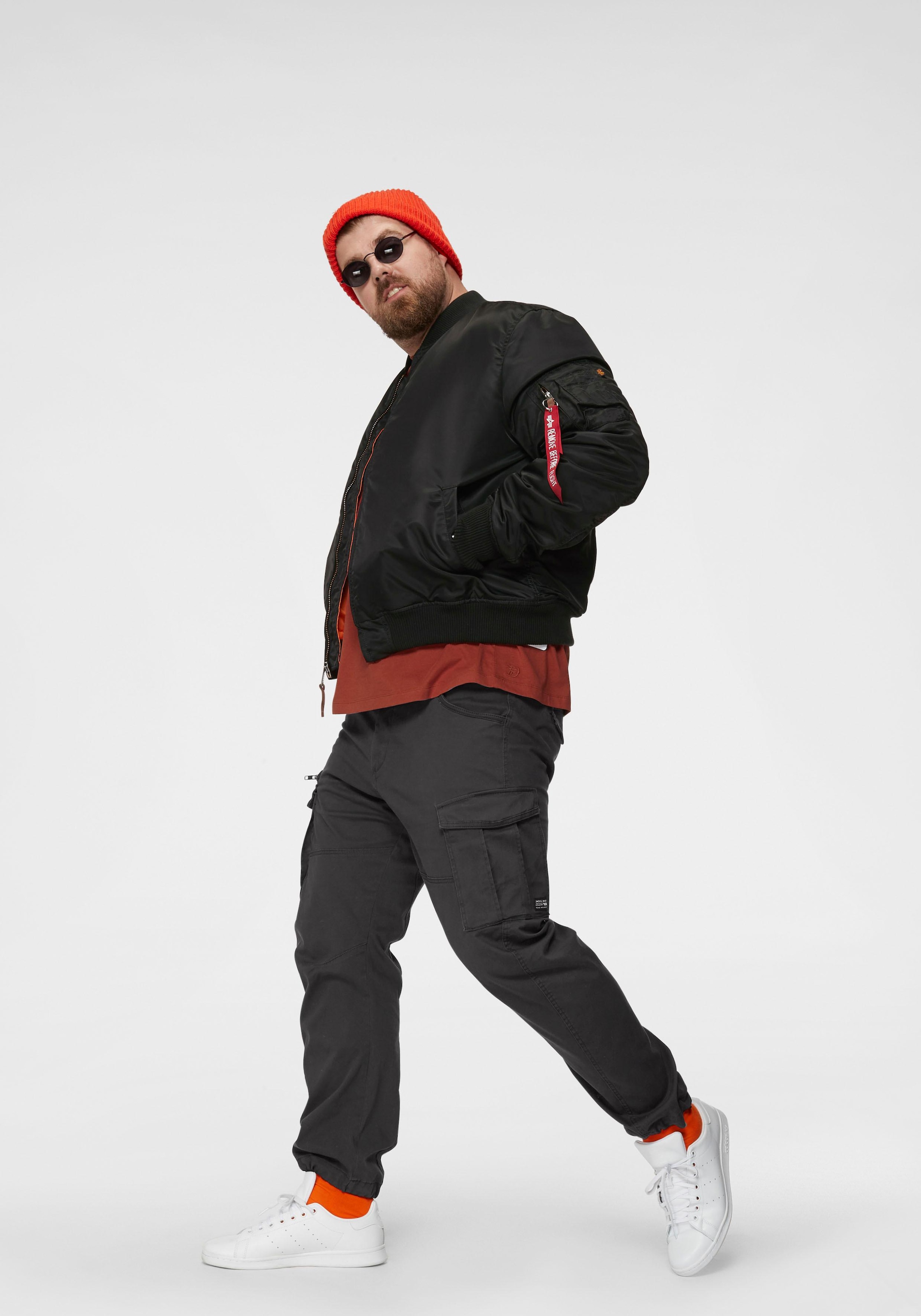 Alpha Industries Bomberjacke »MA-1 VF59 LONG«, ohne Kapuze, gefüttert