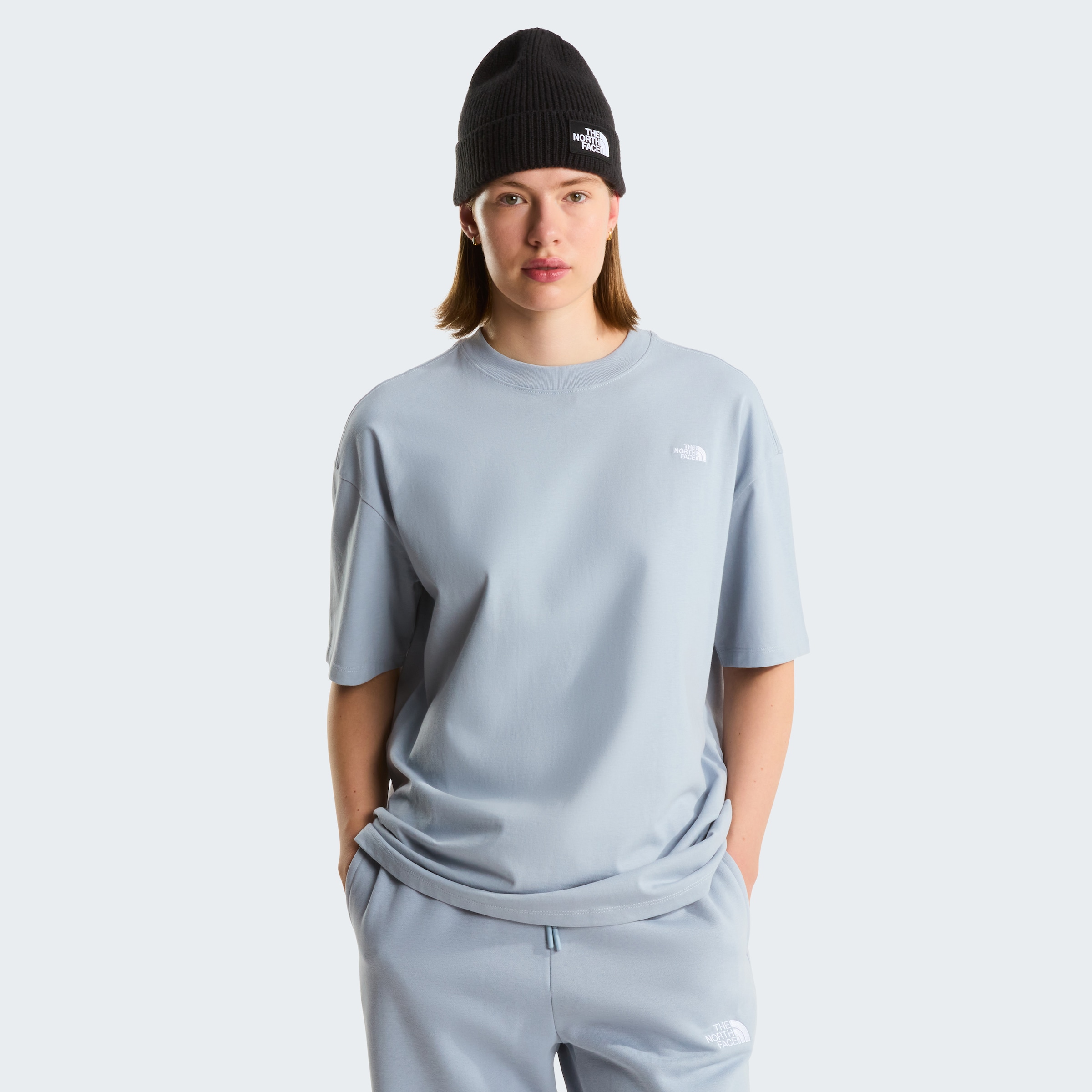 The North Face T-Shirt »W TNF ESSENTIAL SIMPLE DOME OS SS TEE« Oversized Passform, kurze Ärmel, für aktive Aktivitäten