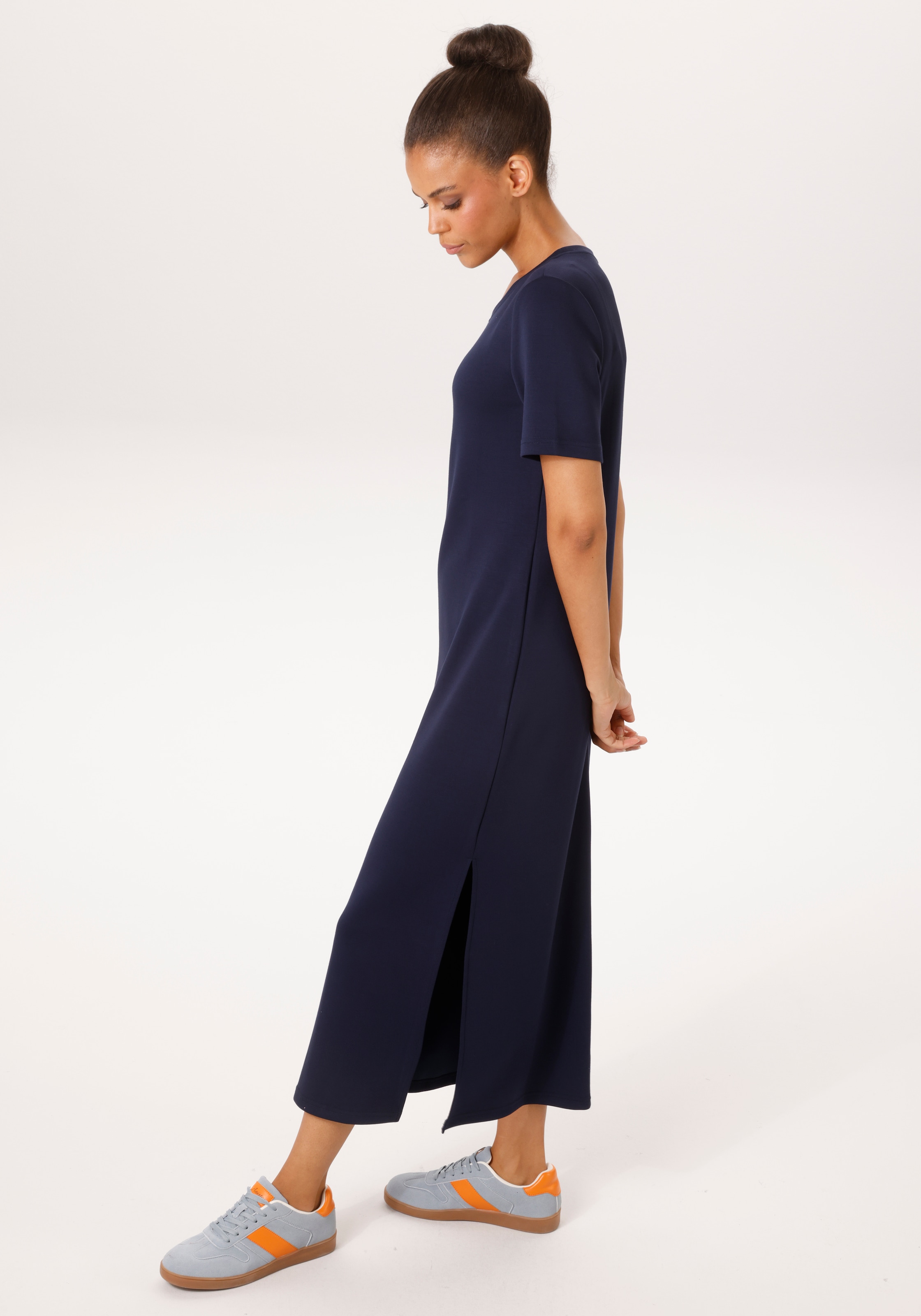 Aniston CASUAL Maxikleid mit Seitenschlitzen