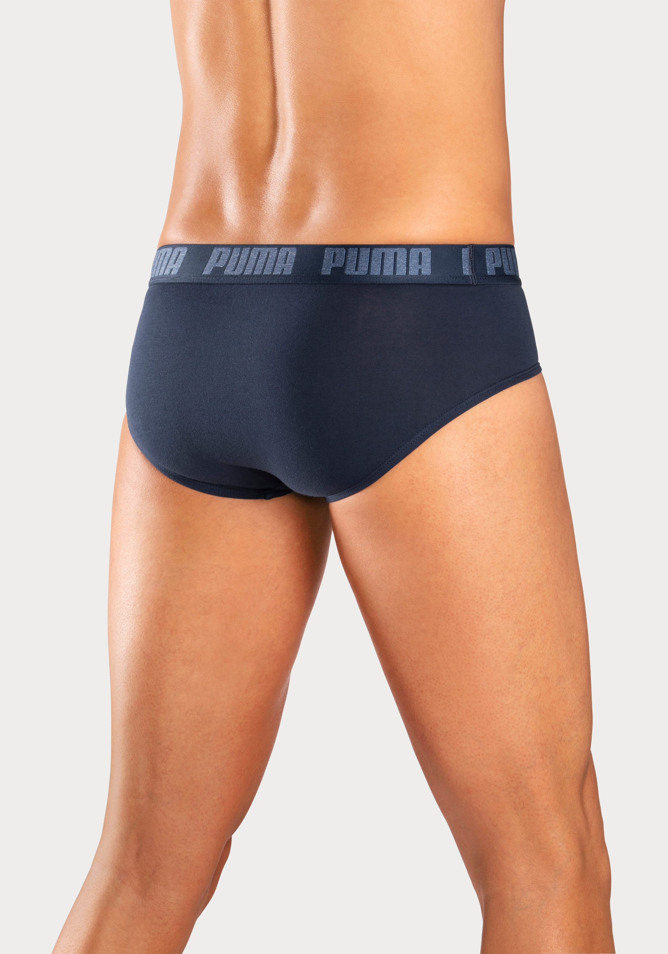 PUMA Slip, (Packung, 2er-Pack), mit Logo Webbund