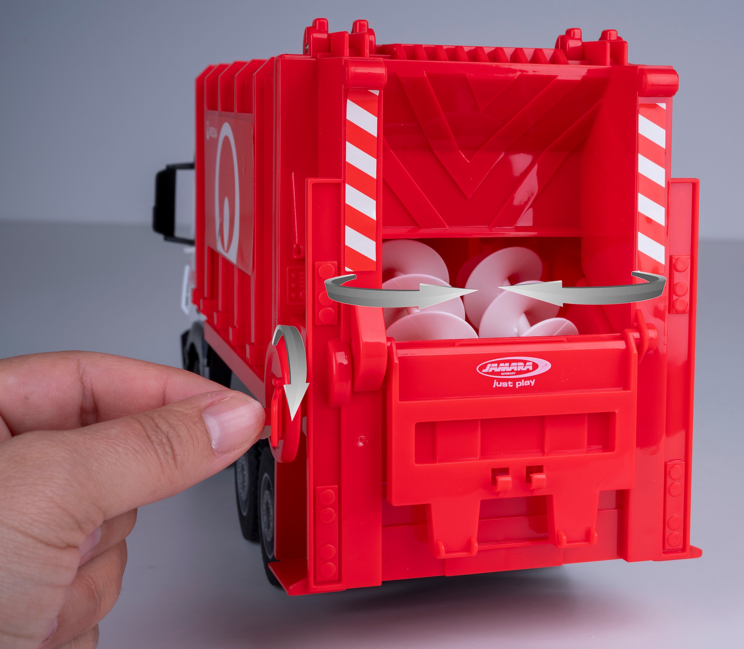 Jamara RC-LKW »Müllwagen Mercedes-Benz Antos 2,4GHz« LED-Licht vorne; Maßstab 1:26