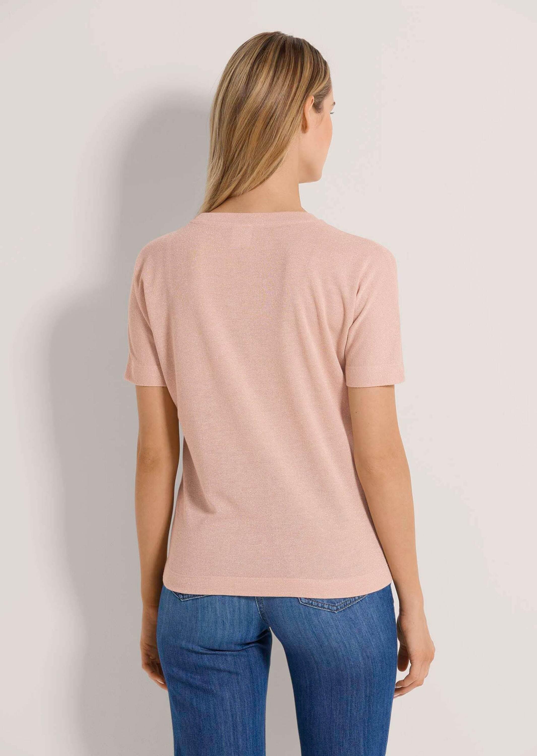MADELEINE Kurzarmshirt »Glitzershirt Glamouröses Stretch-Oberteil«