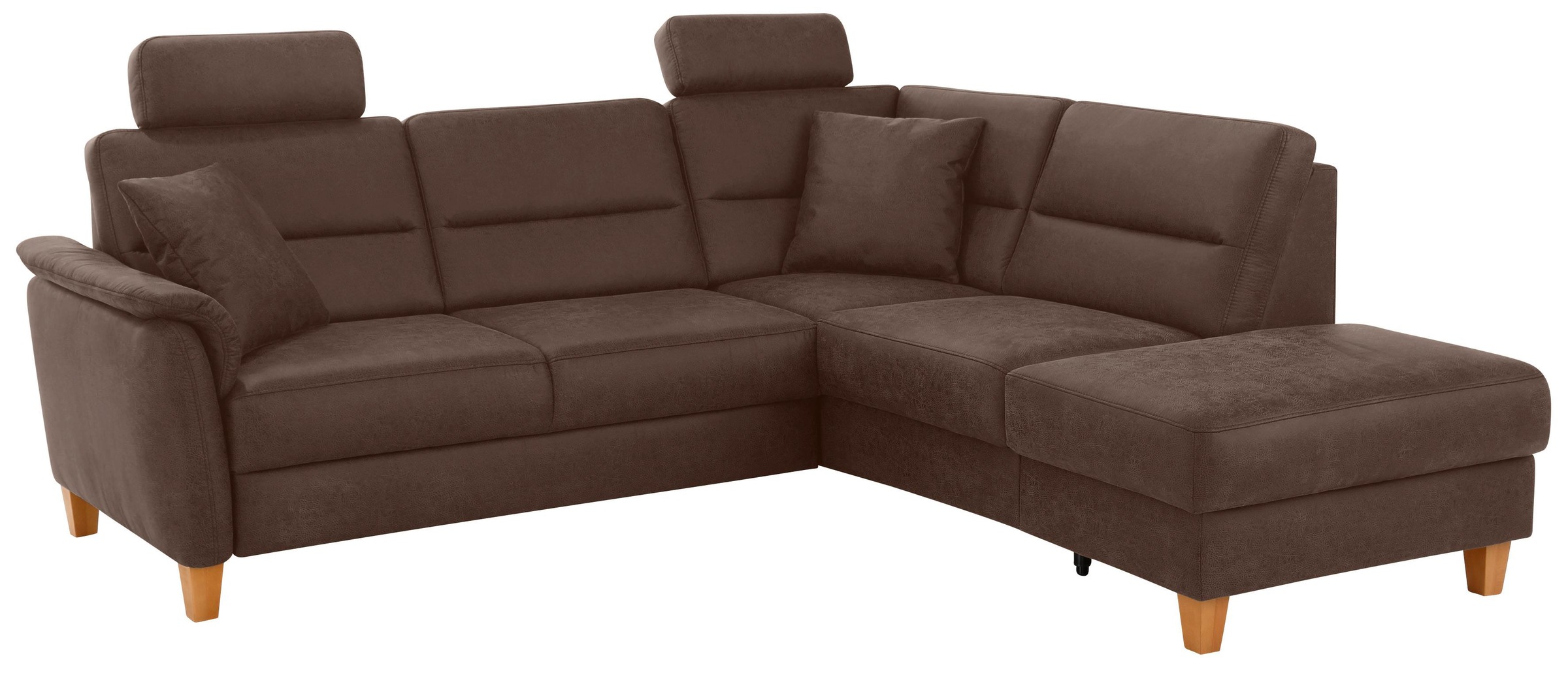 Home affaire Ecksofa »Palmera L-Form«, Federkern, wahlweise mit Bettfunktion und mit/ohne Stauraum