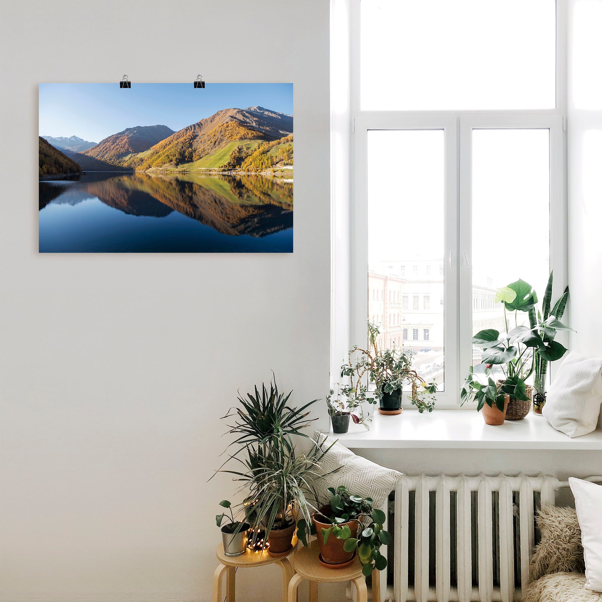 Artland Wandbild »Herbsttraum in Südtirol«, Berge & Alpenbilder, (1 St.), als Alubild, Leinwandbild, Wandaufkleber oder Poster in versch. Größen