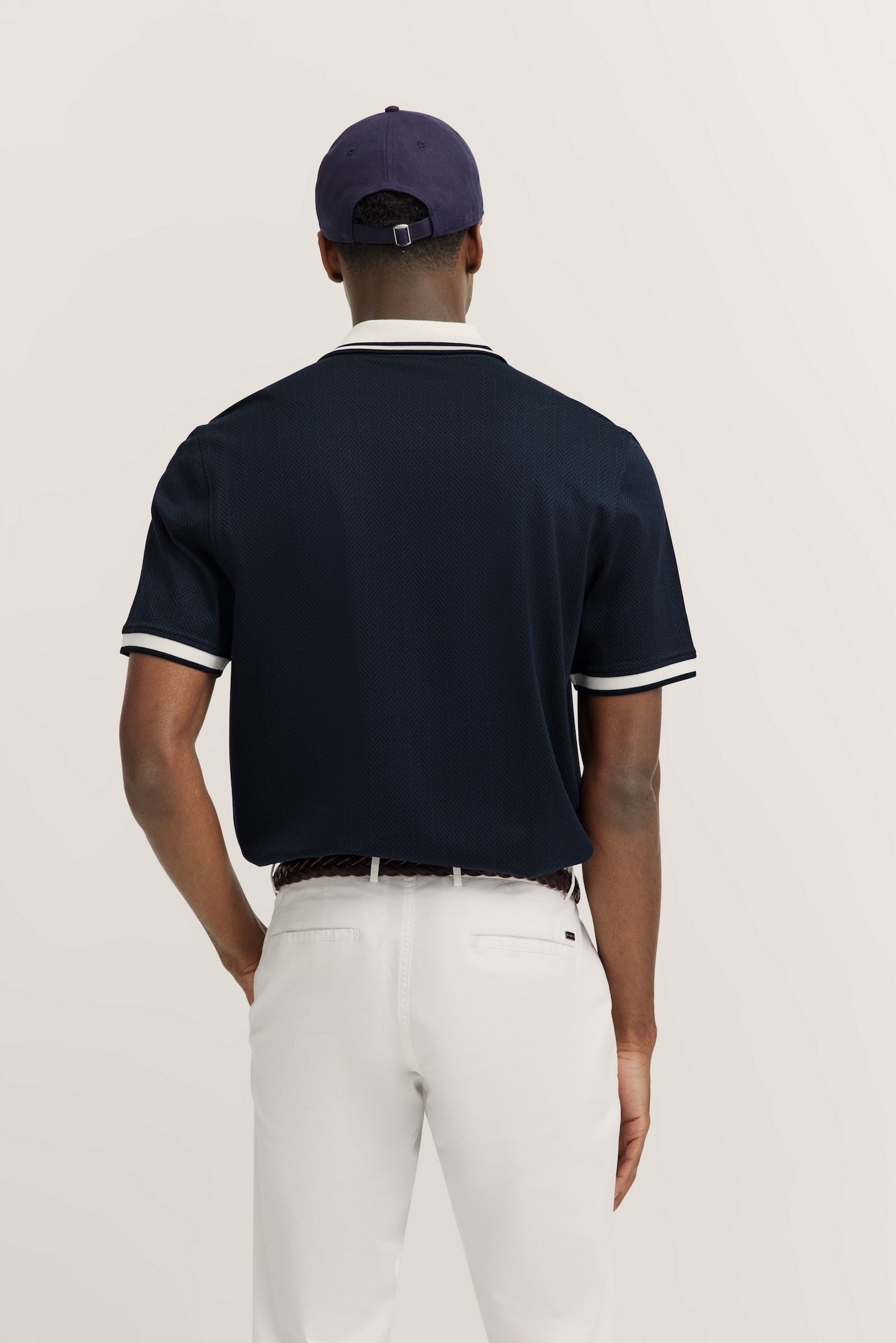 bugatti Poloshirt, mit körpernaher Passform