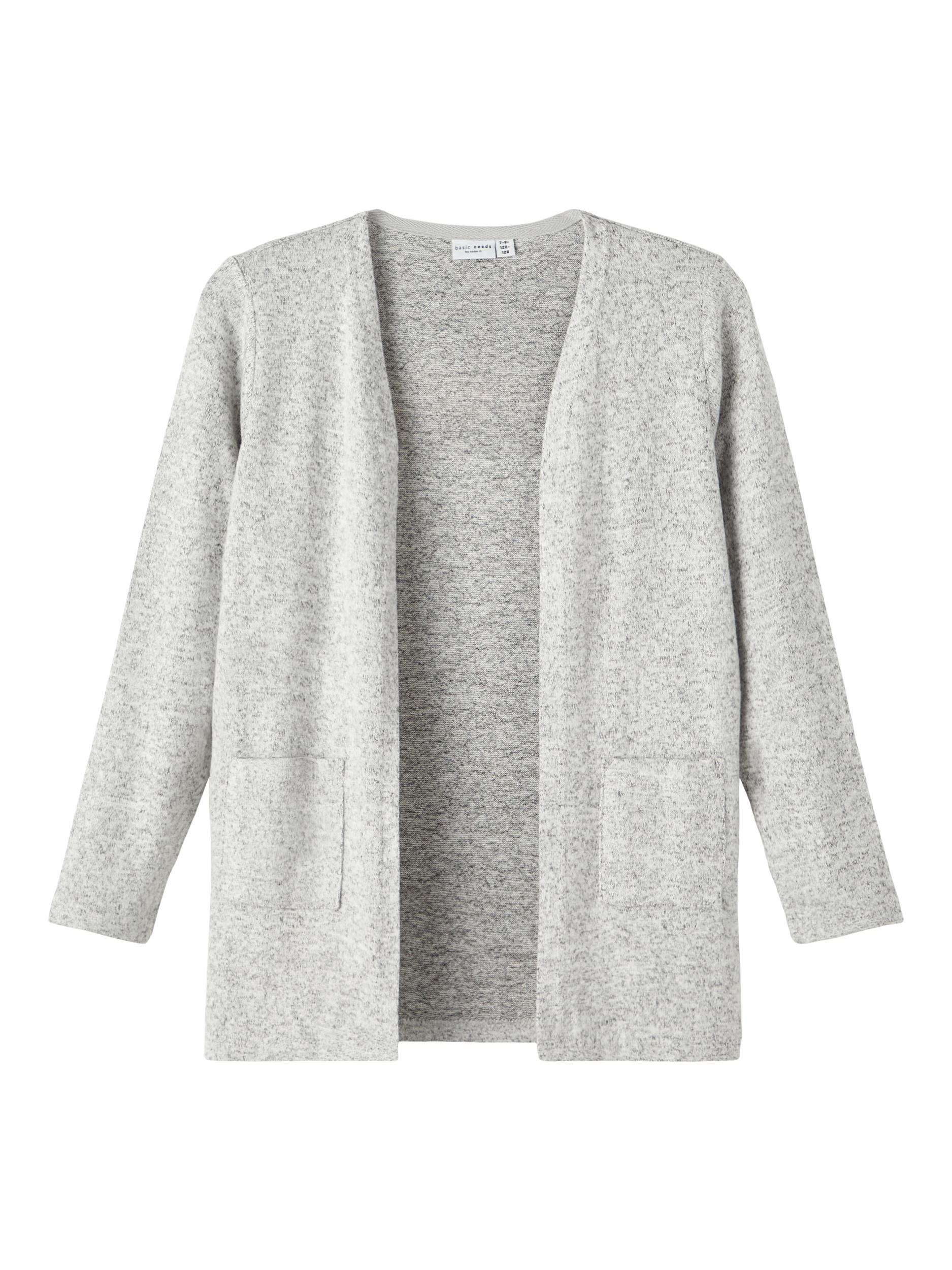 Name It Strickjacke »NKFVICTI – Cardigan ohne Verschluss aus Feinstrick«, unifarben, casual, regular fit, Feinstrick, V-Ausschnitt