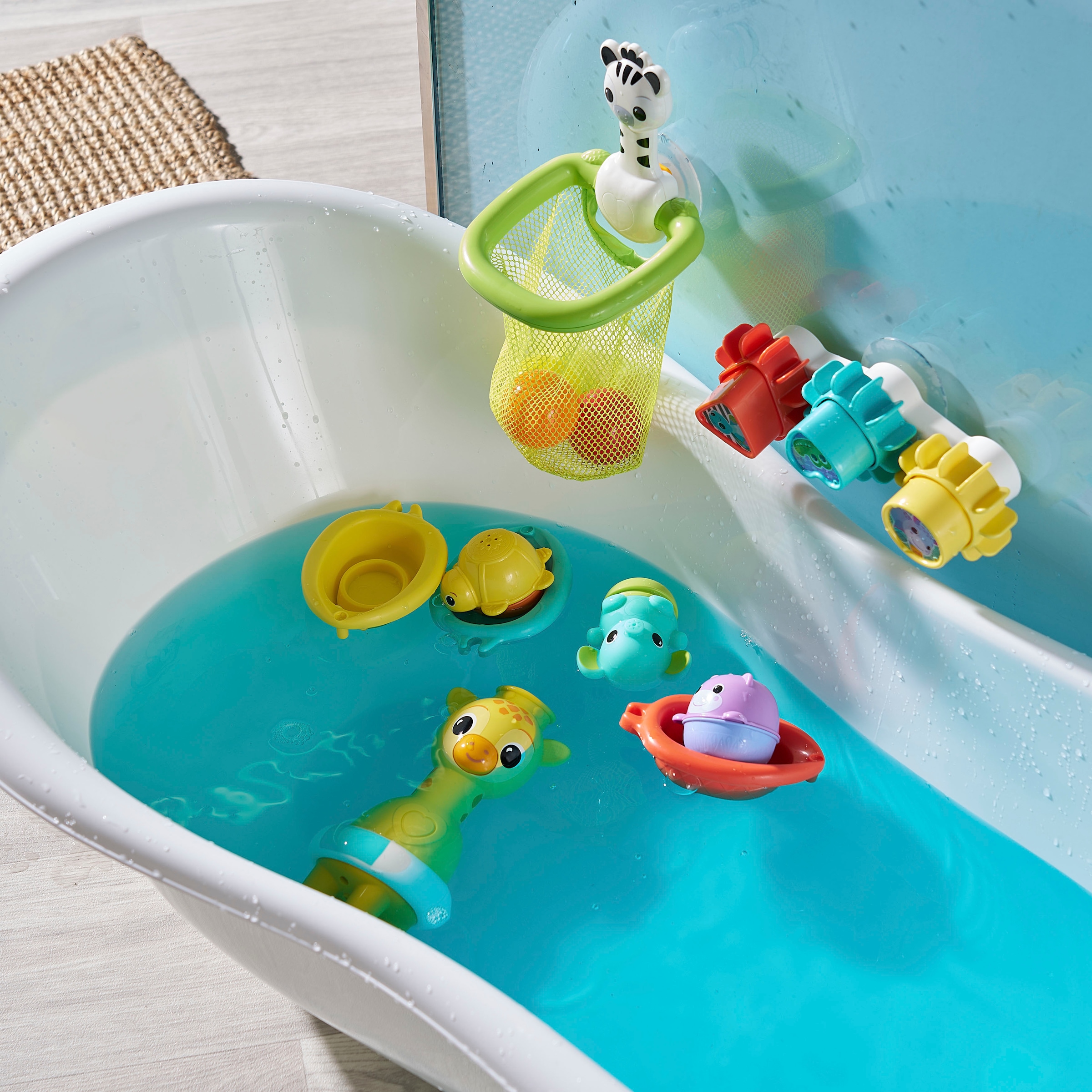 Vtech® Badespielzeug »Vtech Baby, Babys Badeset«, inklusive Netz