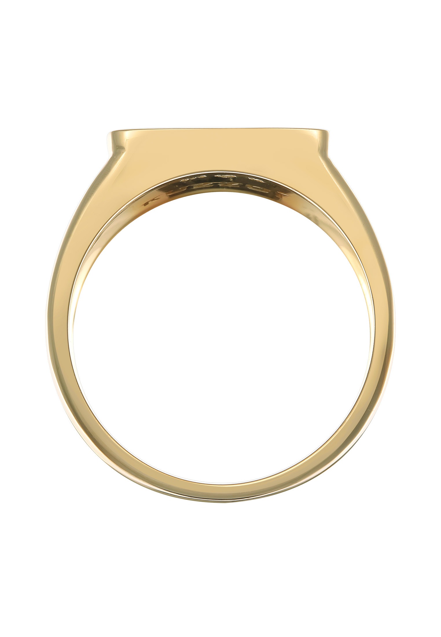 Kuzzoi Siegelring »Ring Herren Siegelring Anker Symbol Oxidiert 925 Silber«