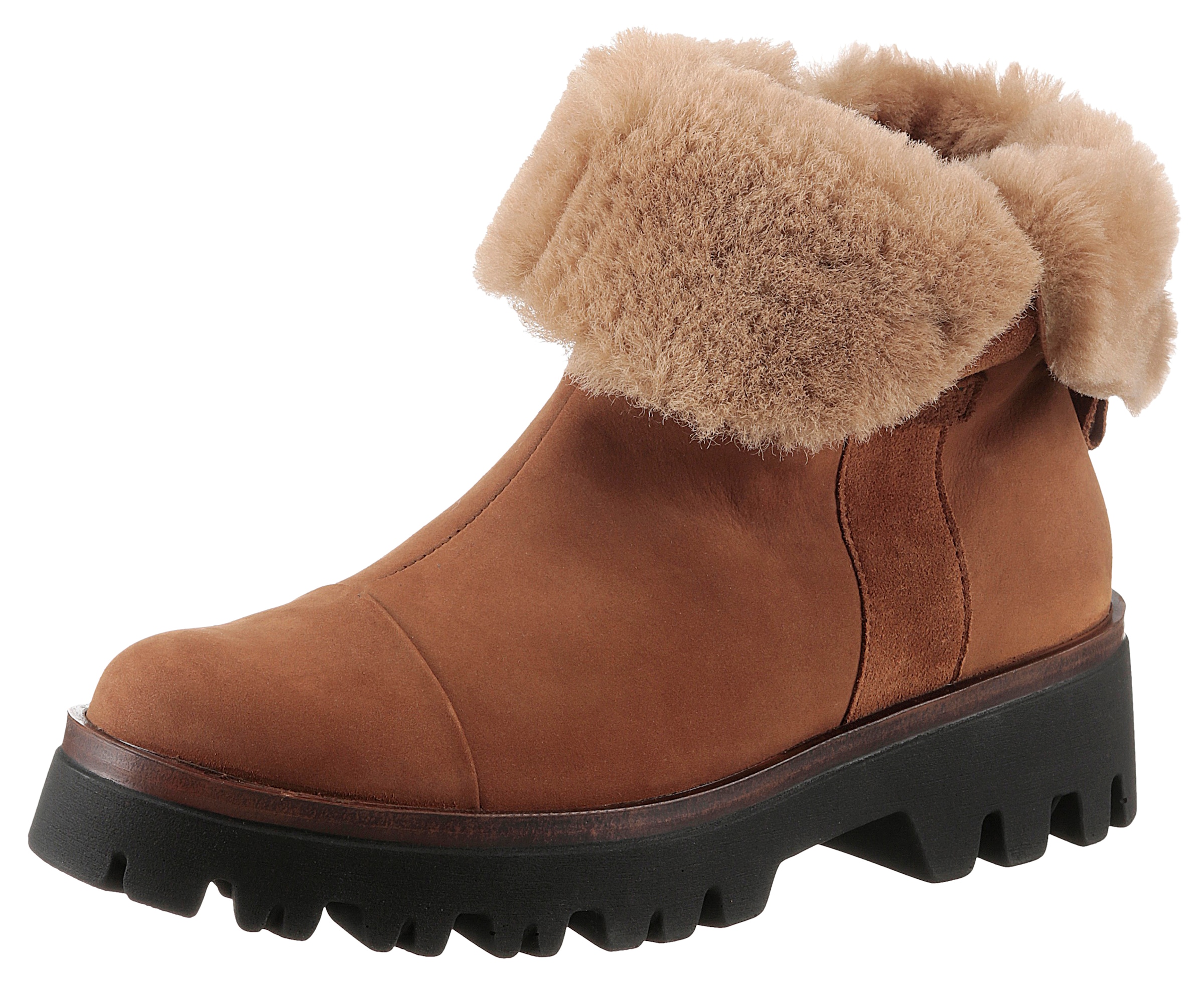 Waldläufer Winterboots »H-LONDON«, Komfortboots, Profilsohle, mit kuscheligem Kragen, Bequemweite G
