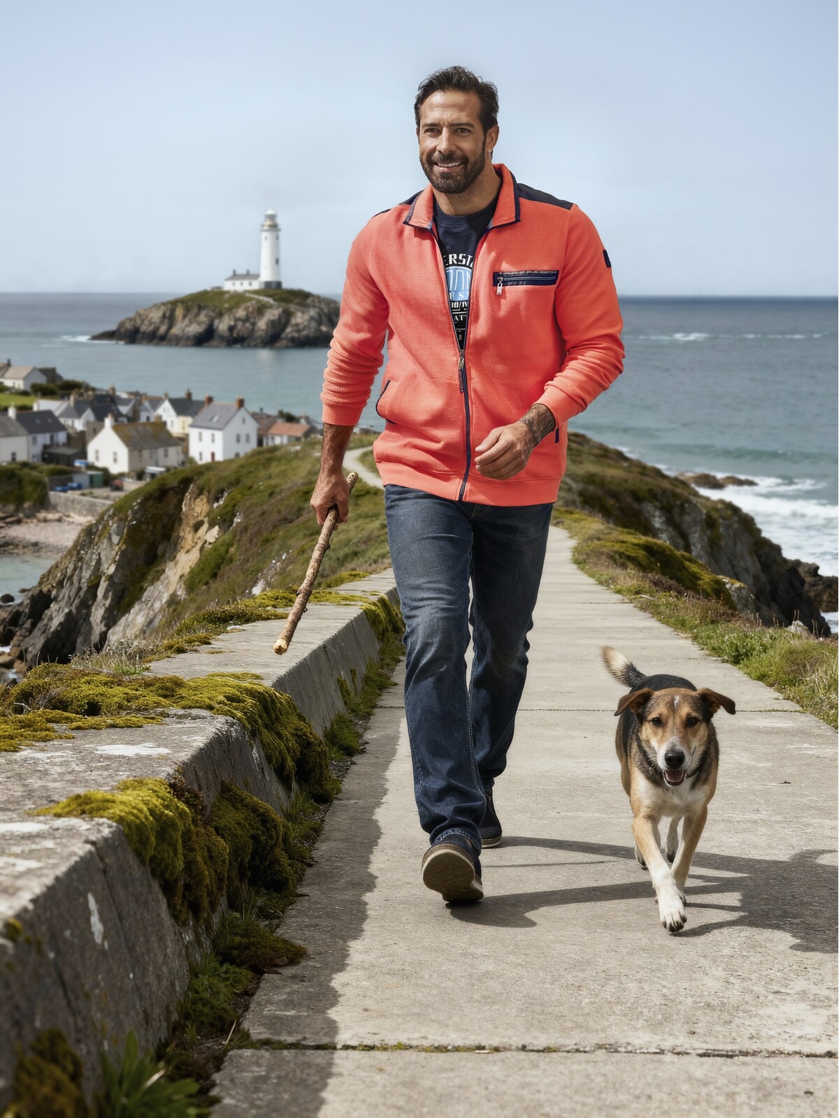 Jan Vanderstorm Sweatjacke »Sweatjacke LEEVEN«