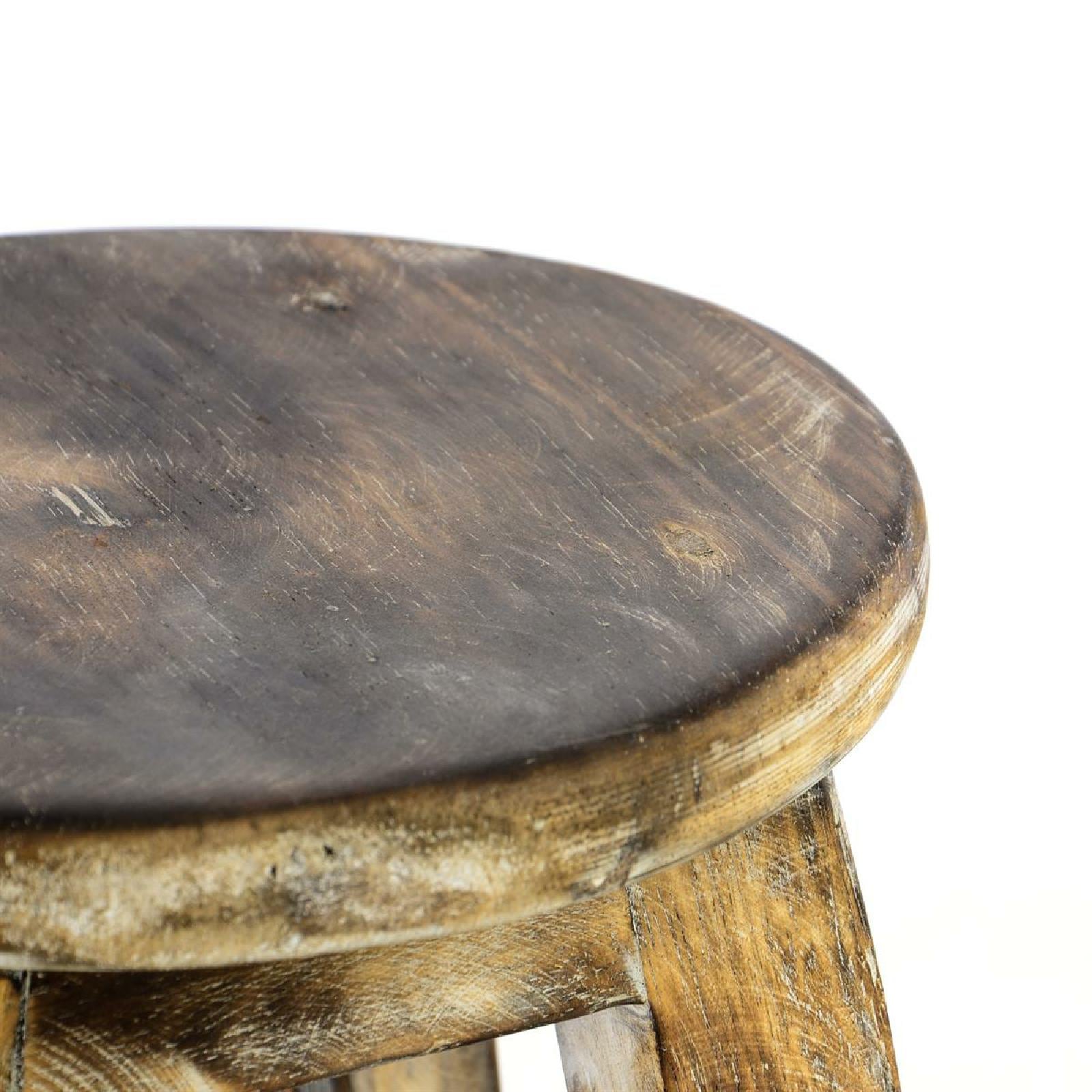 VCM Gartenstuhl »Vintage Hocker geflammt 40cm«