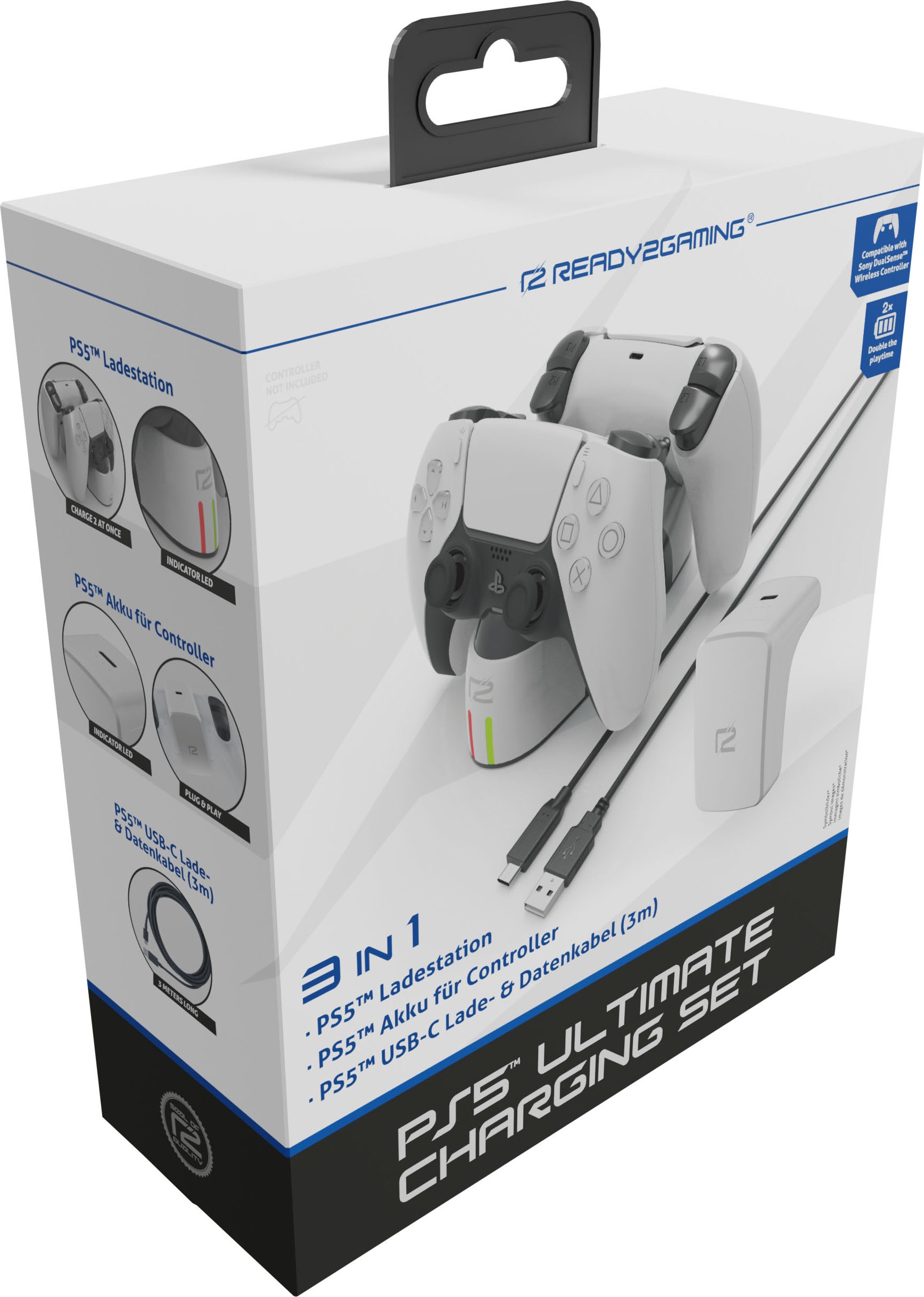 Ready2gaming DualSense-Ladestation »PS5 Ultimate Charging Set«