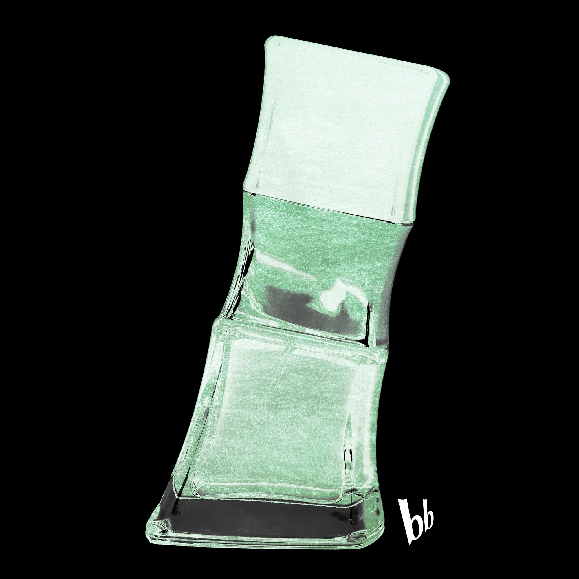 Bruno Banani Acrylglasbild »Flakon Parfum Bruno Banani - Acrylbilder mit Blattgold veredelt«, (1 St.), Goldveredelung, Handgearbeitet, Gerahmt, Edel