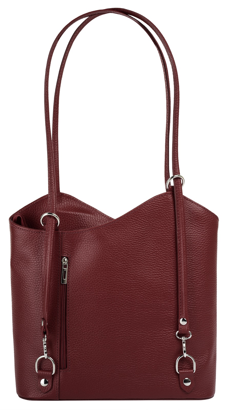 Cluty Cityrucksack, echt Leder, Made in Italy