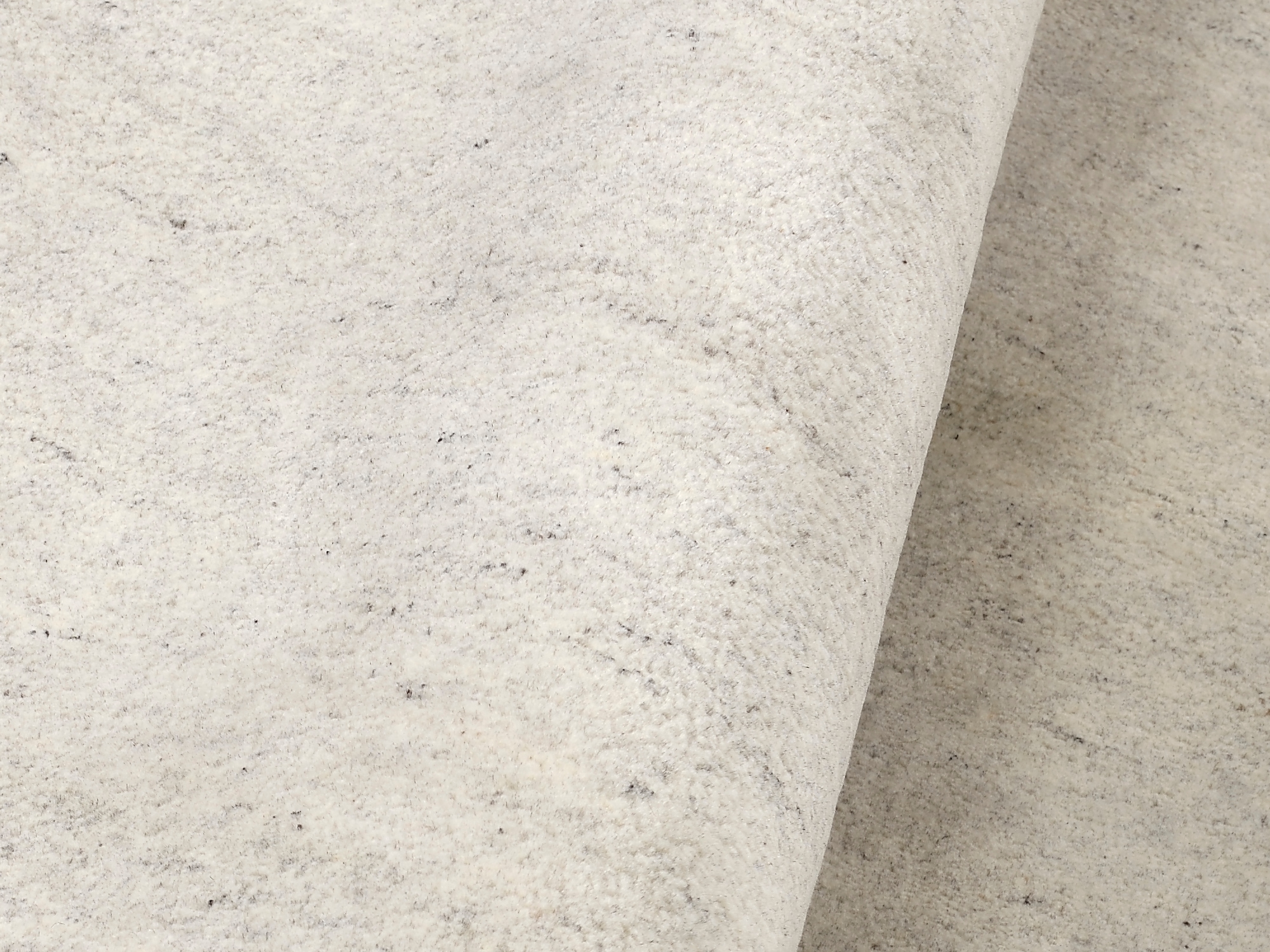 OCI DIE TEPPICHMARKE Wollteppich »ESEMPIO UNI MELANGE«, rund, 18 mm Höhe, reine Wolle, handgeknüpft, hochwertig verarbeitet, natürlich warm