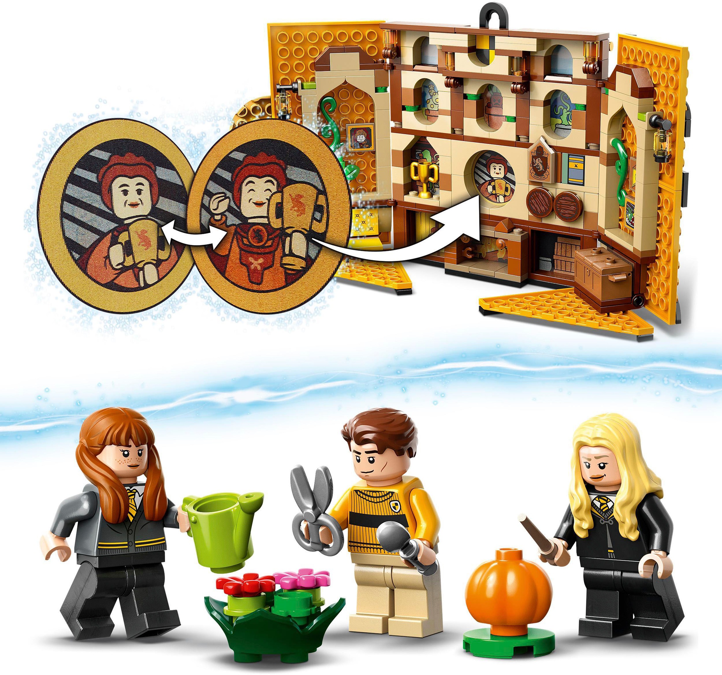 LEGO® Konstruktionsspielsteine »Hausbanner Hufflepuff (76412), LEGO® Harry Potter™«, (313 St.)
