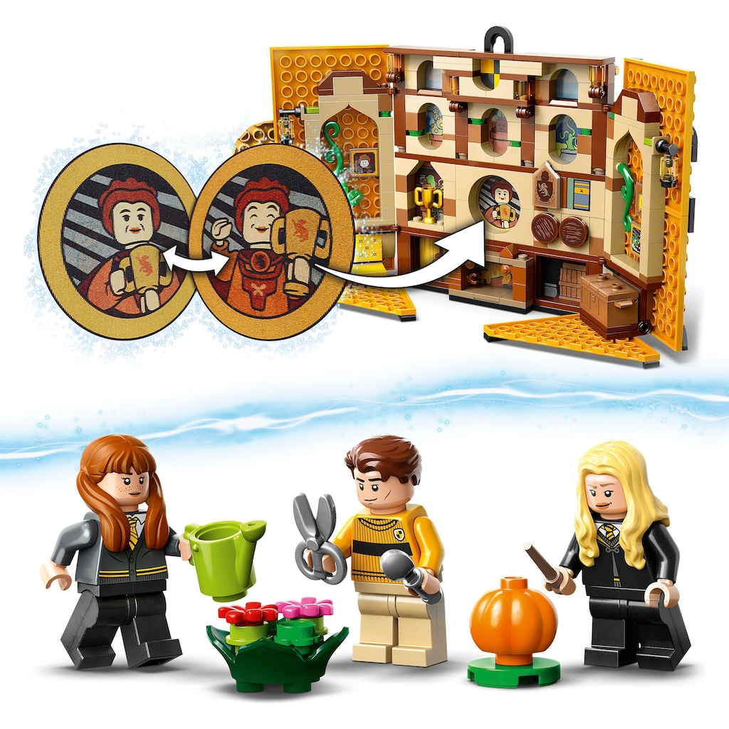 LEGO® Konstruktionsspielsteine »Hausbanner Hufflepuff (76412), LEGO® Harry Potter«, (313 St.)