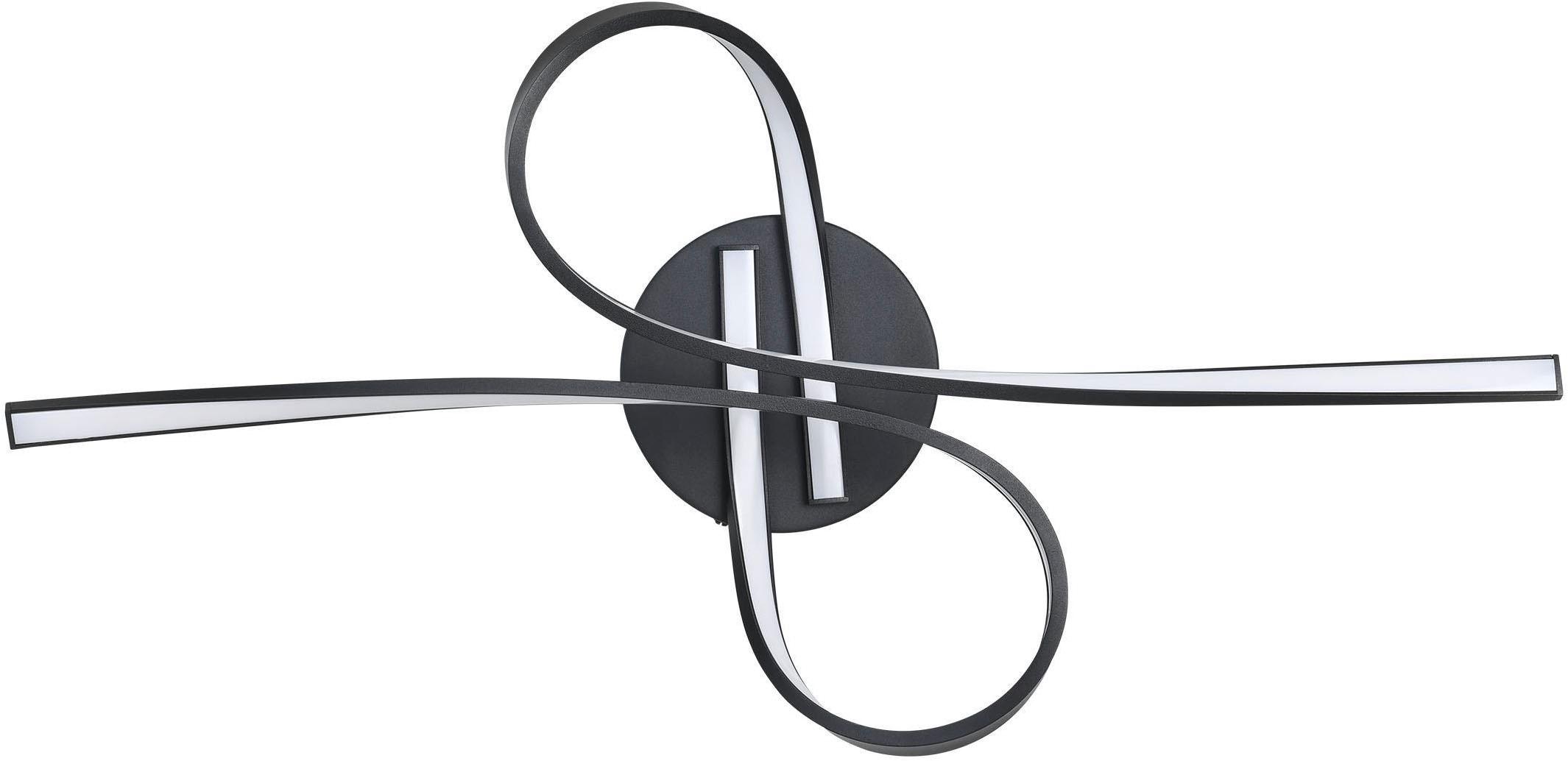 EGLO Deckenleuchte »Selvina 1 Deckenlampe, Aluminium. Stahl und Kunststoff, Flurlampe« LED-Modul 1 Stk. Warmweiß Deckenlampe 65 x 13 cm, Flurlampe, Küchenlampe, Wohnzimmerlampe