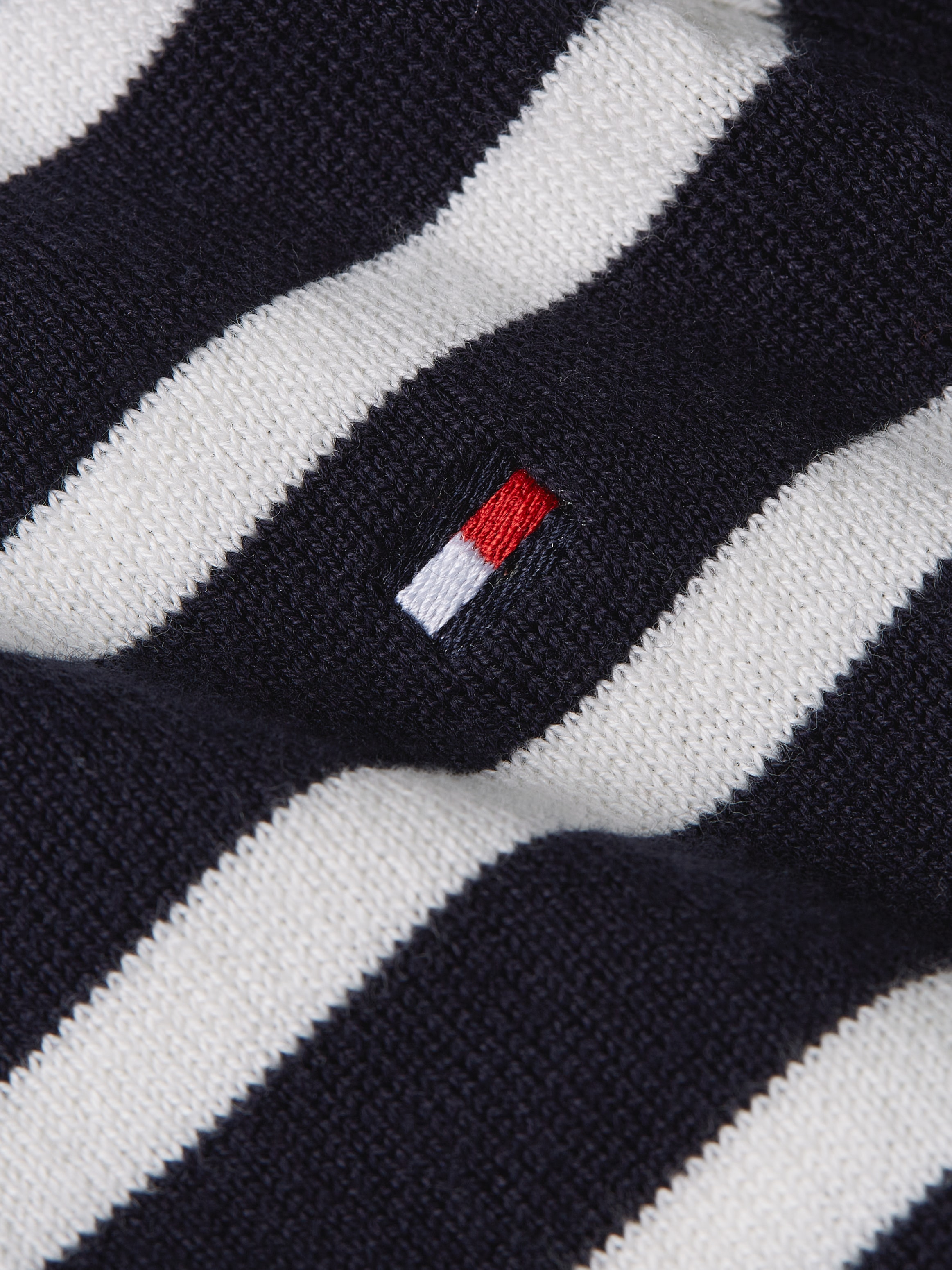 Tommy Hilfiger Jerseykleid »CO JERSEY STITCH F&F DRESS«, mit Logostickerei auf der Brust
