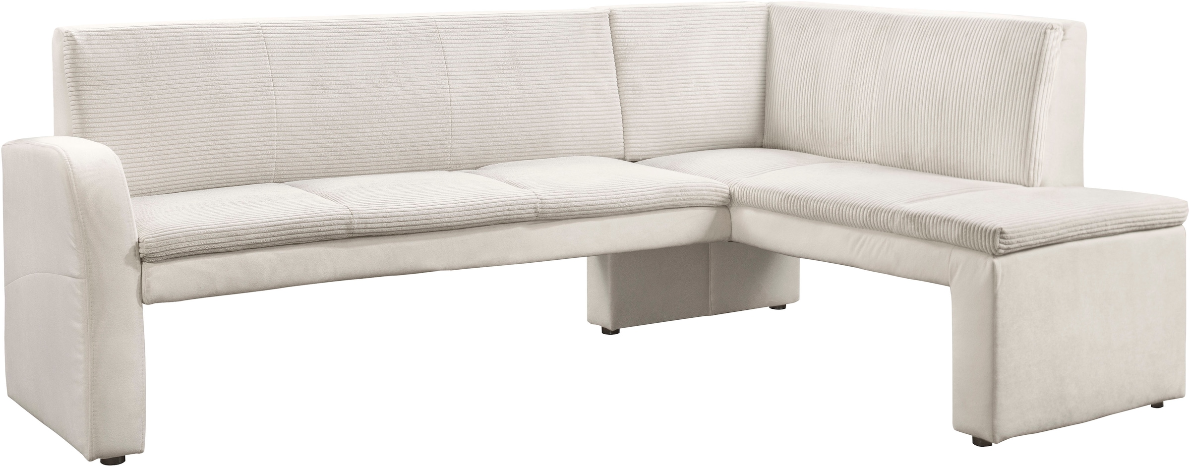 exxpo - sofa fashion Eckbank »Cortado, elegant und modern mit hohem Sitzkomfort« hohe Bodenfreiheit, schöne Detailverarbeitung, wahlweise Lederbezug