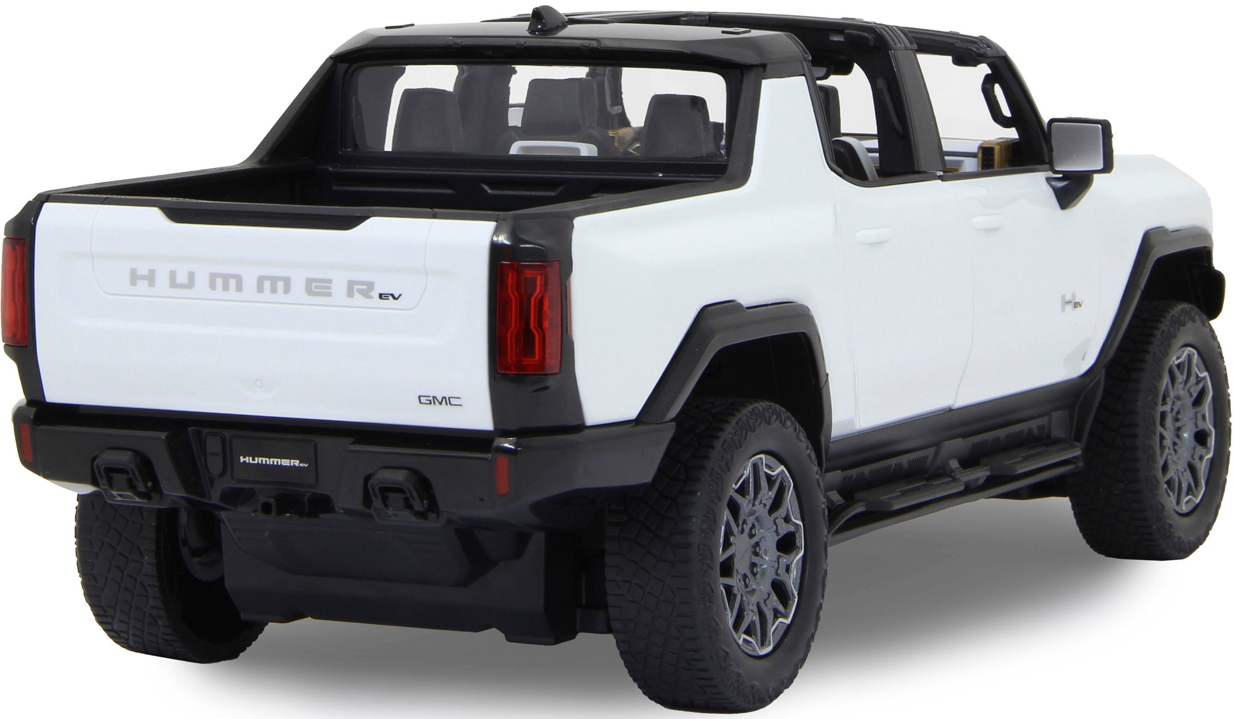 Jamara RC-Auto »Deluxe Cars, Hummer EV 1:16, weiß - 2,4 GHz«, mit LED-Lichtern